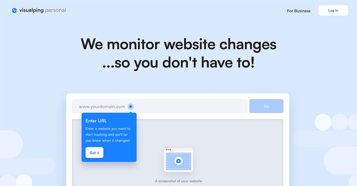 Visualping: #1 Website change detection, monitoring and alerts