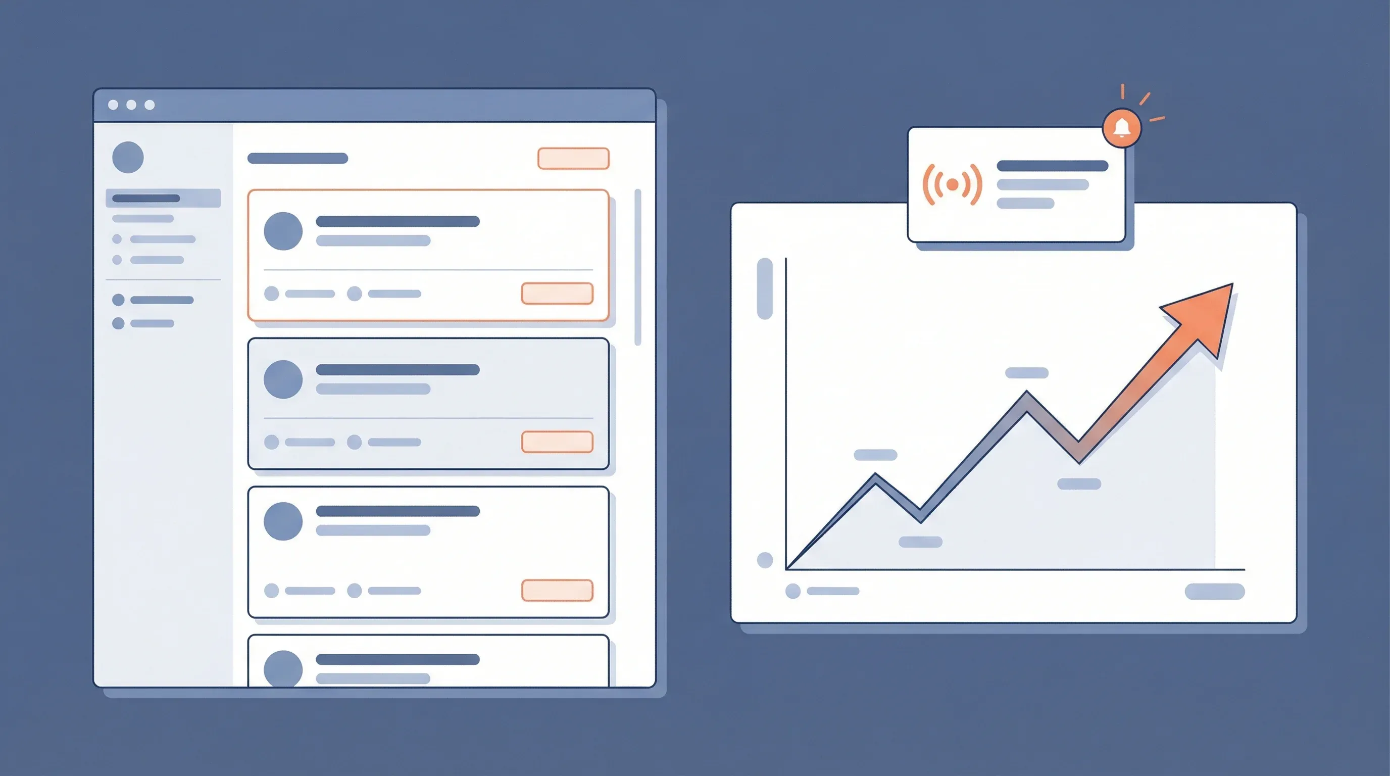 Customer careers page with rising hiring velocity chart and expansion alert