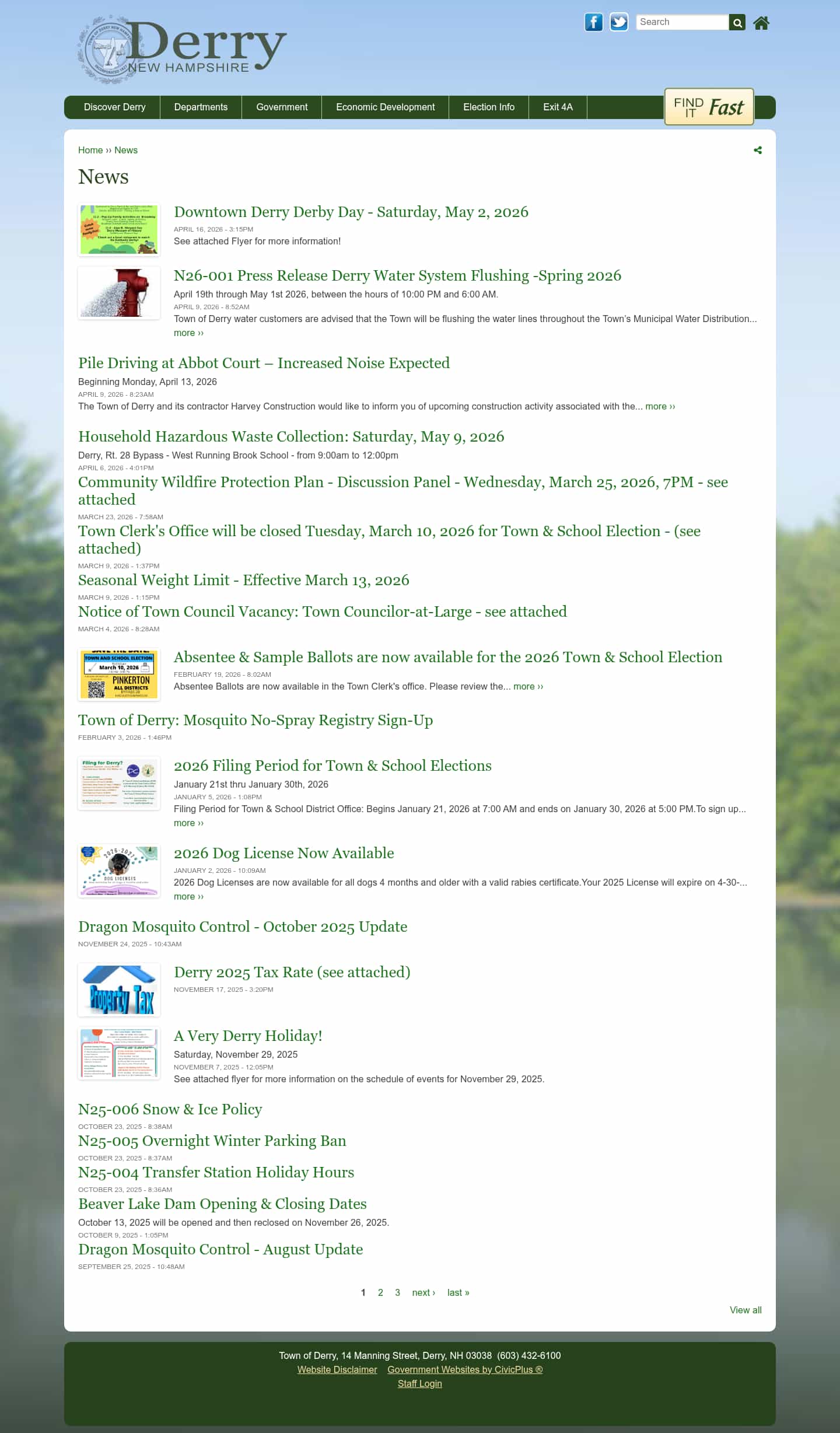 Latest website image capture