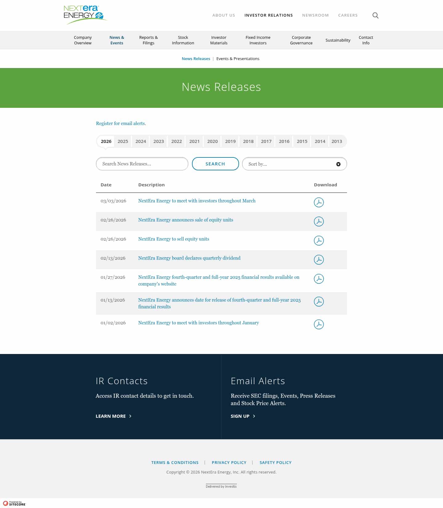 Latest website image capture