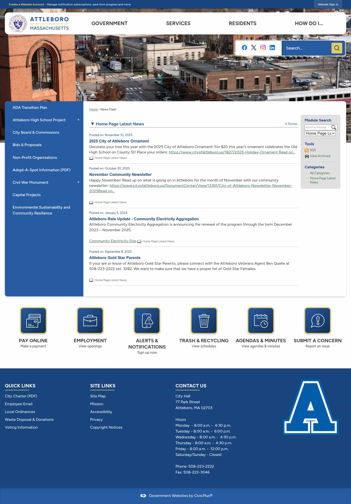 Latest website image capture