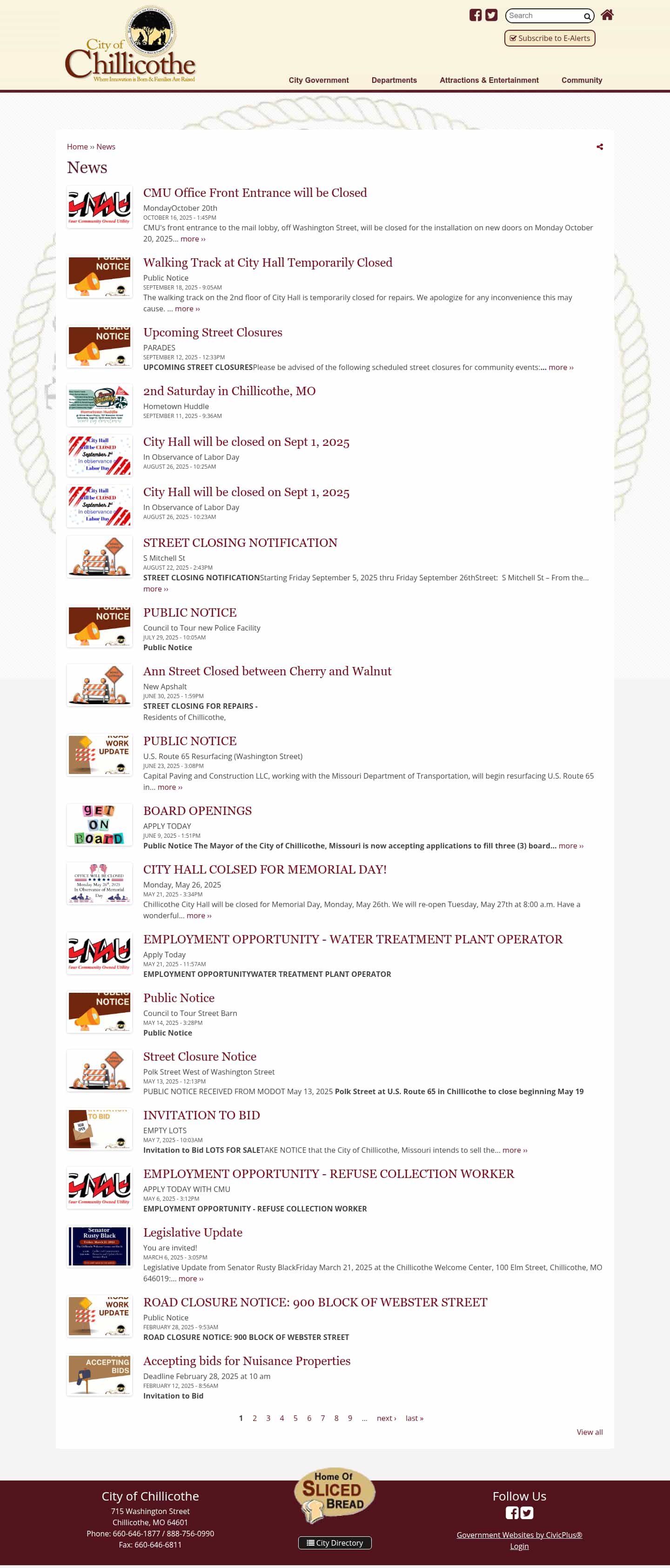 Latest website image capture