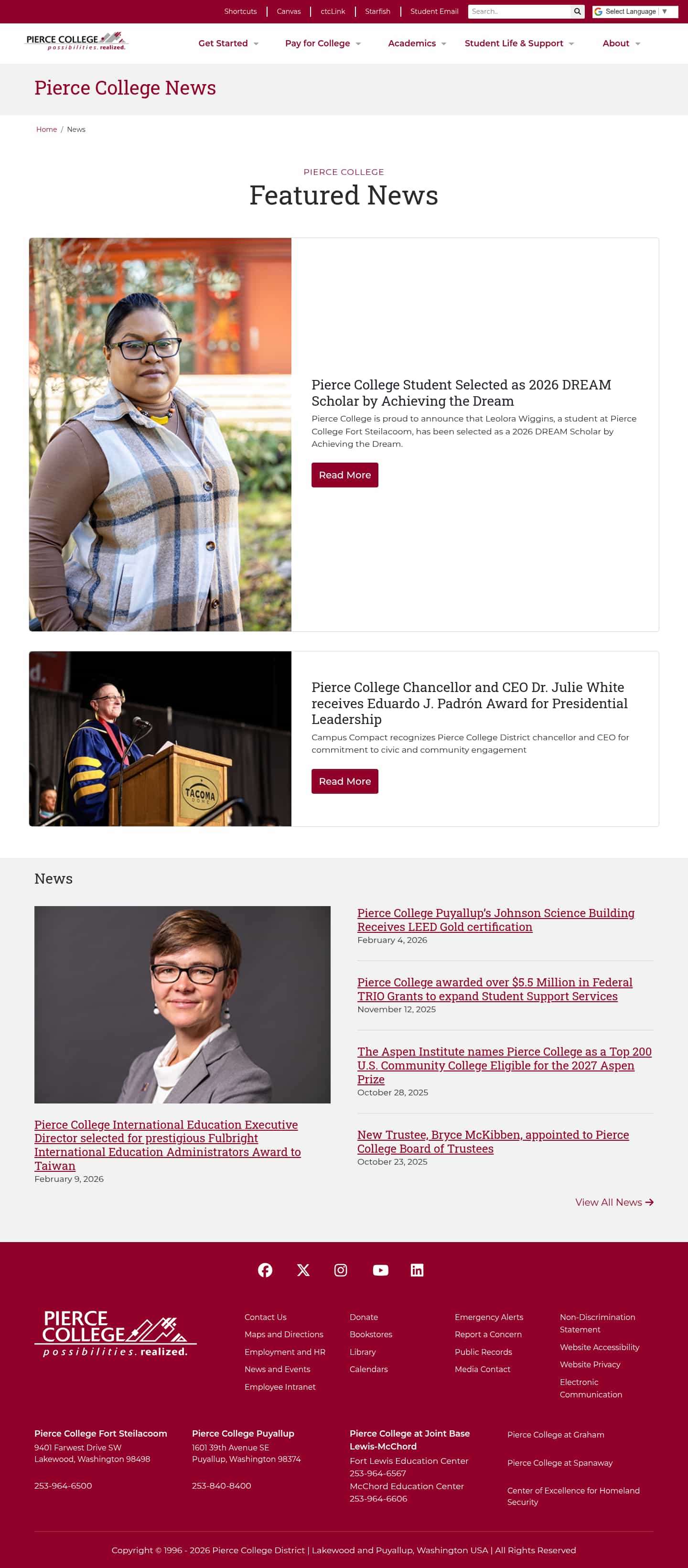 Latest website image capture