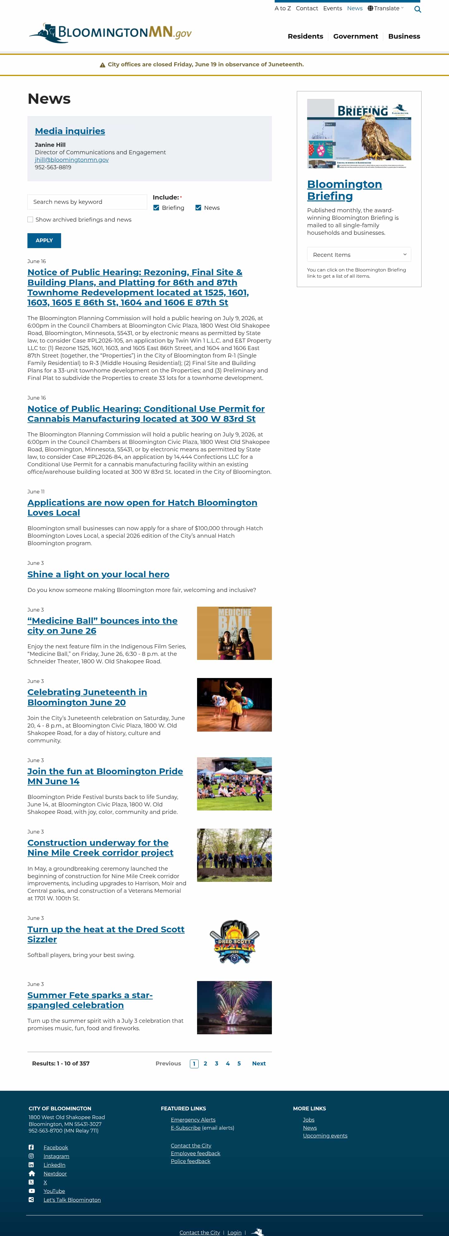 Latest website image capture