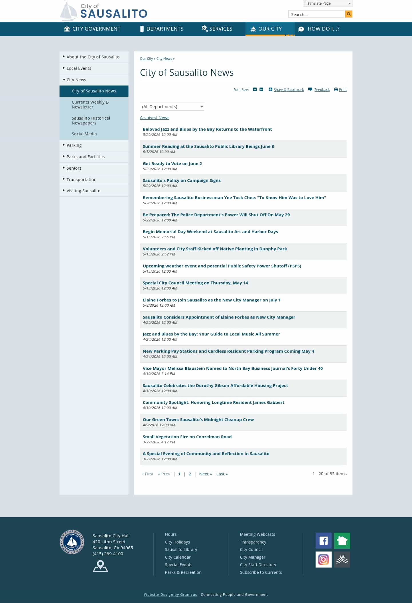 Latest website image capture