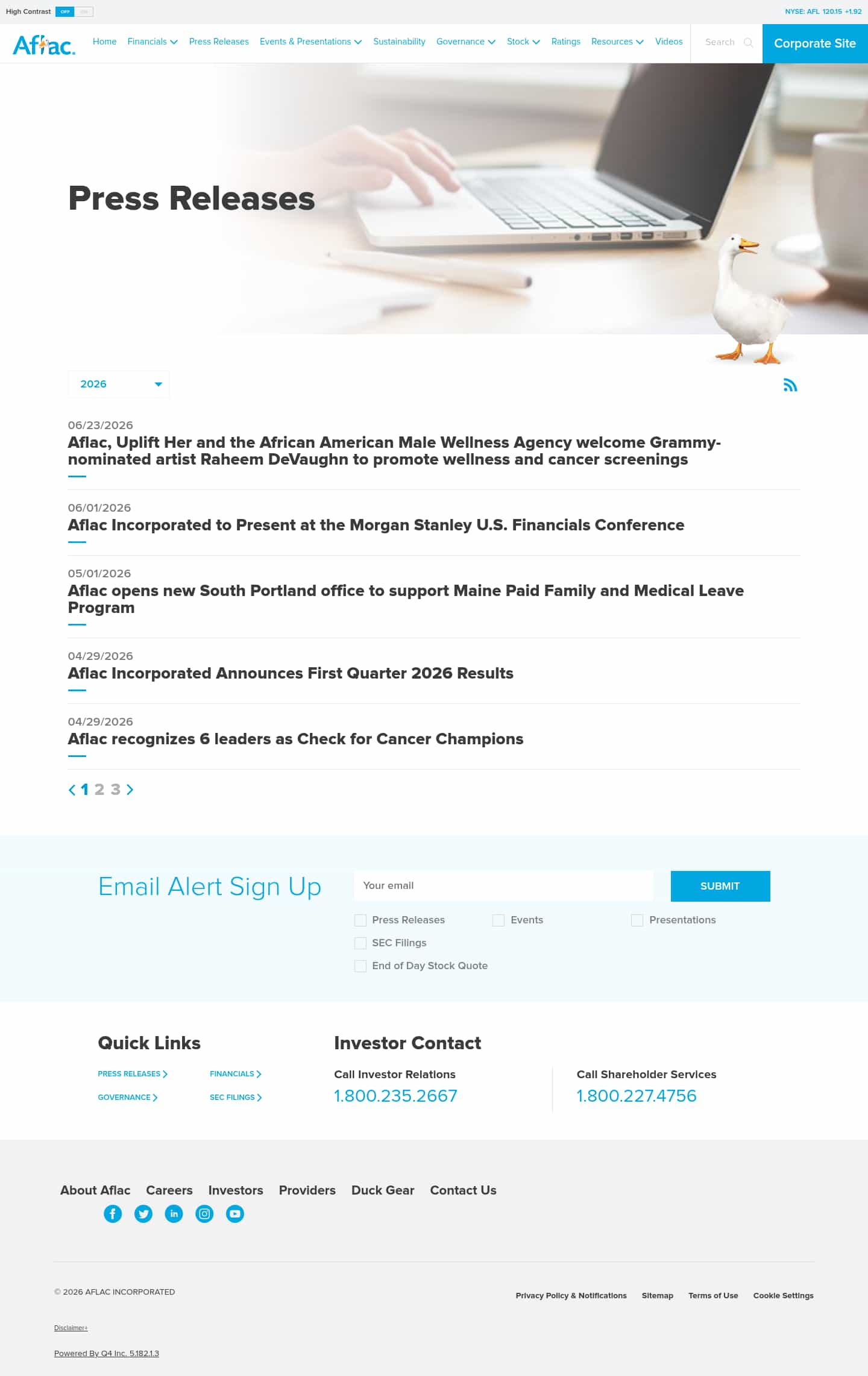 Latest website image capture