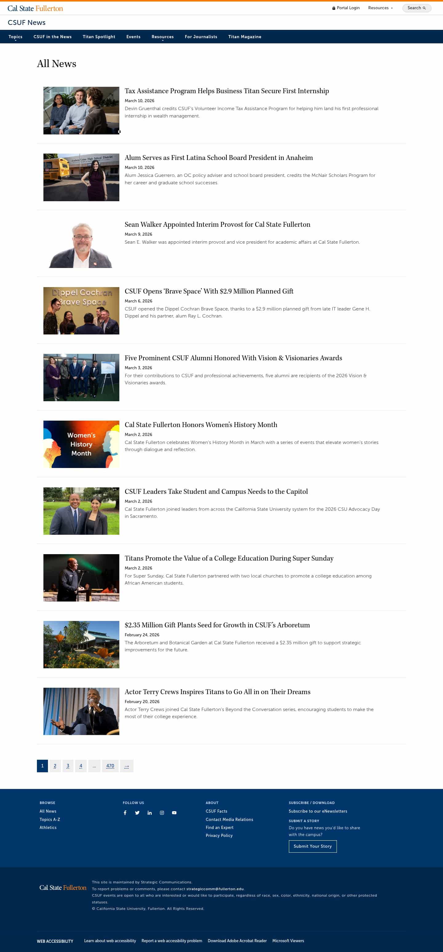 Latest website image capture