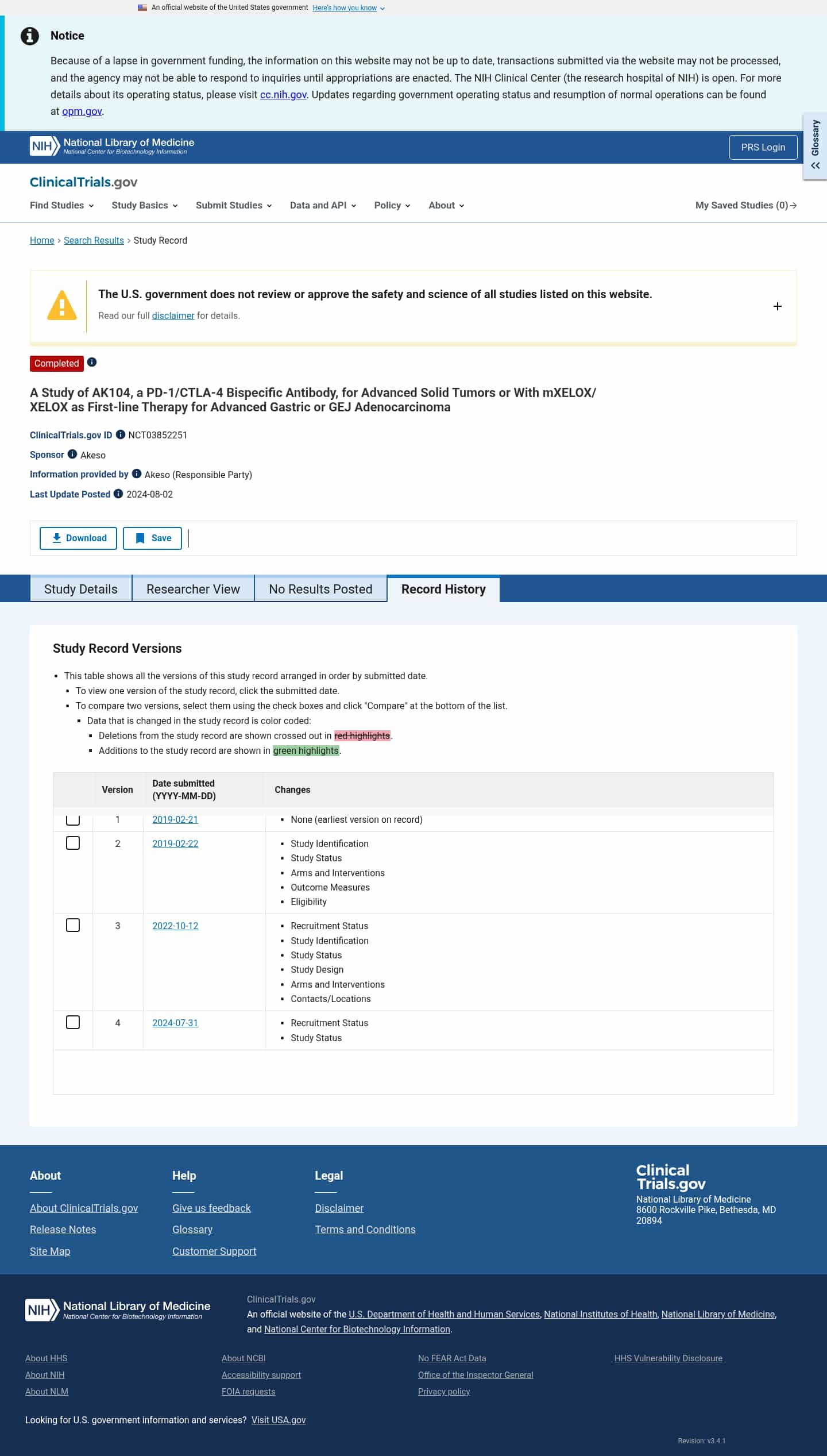 Latest website image capture