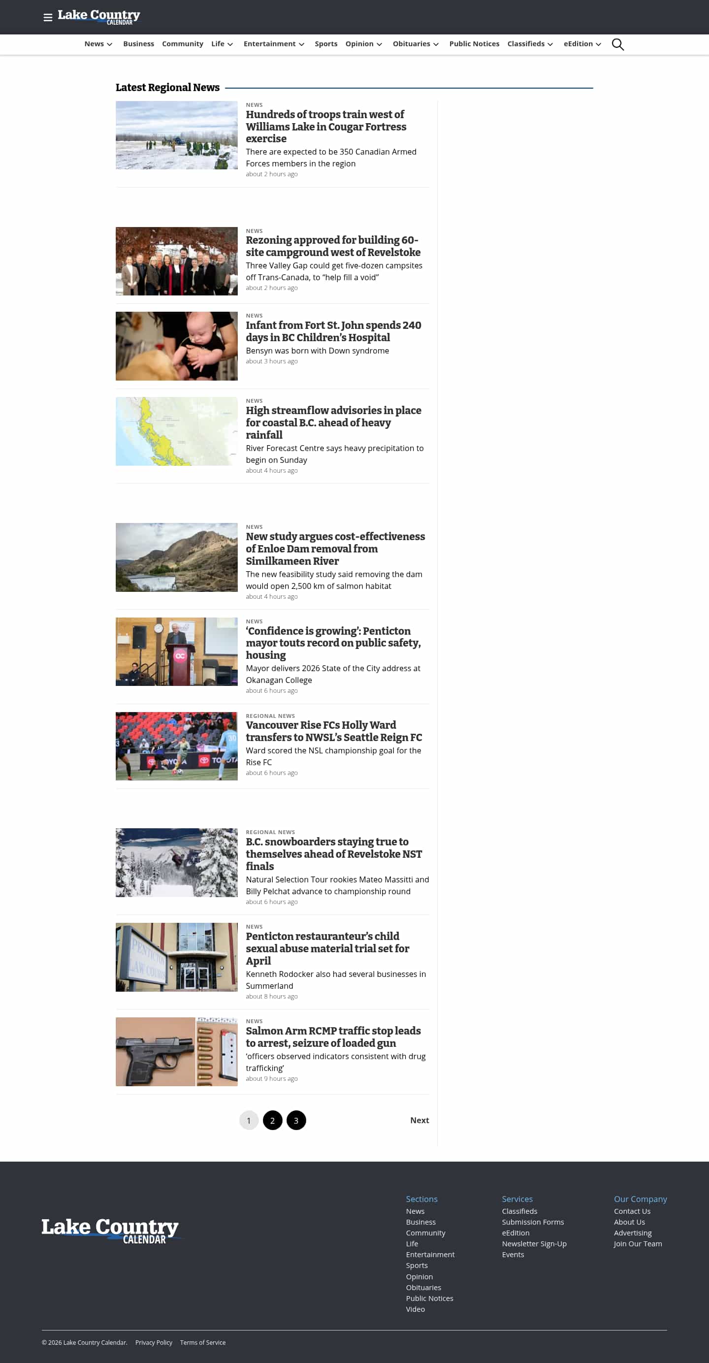 Latest website image capture