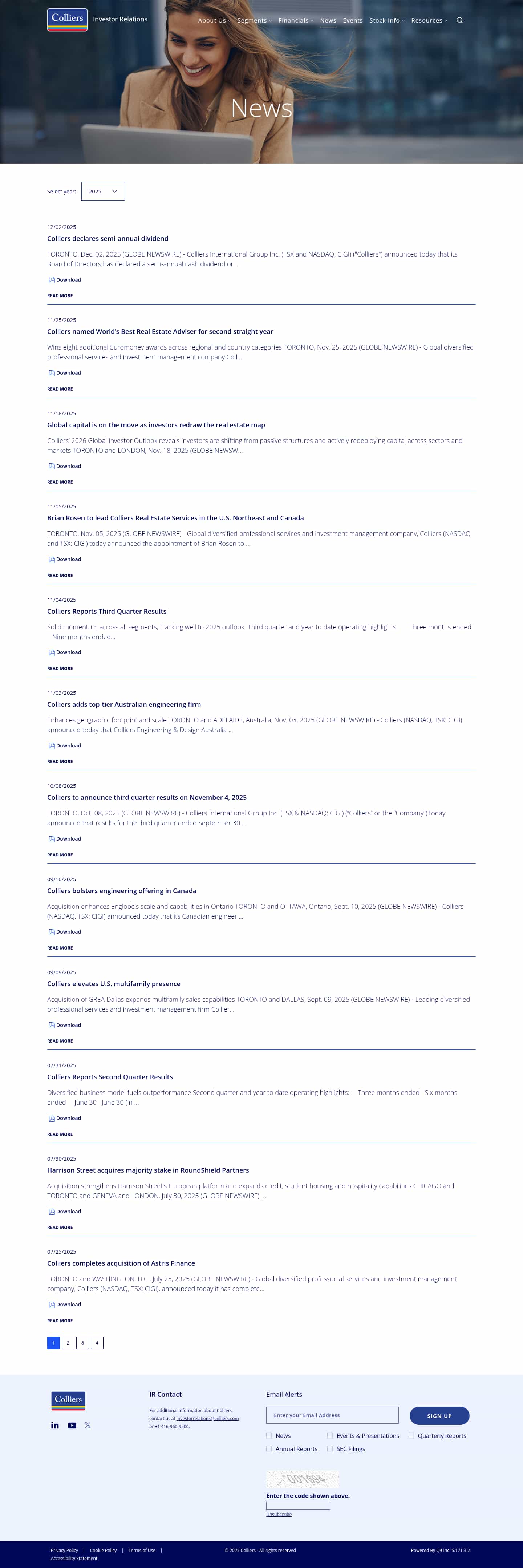 Latest website image capture