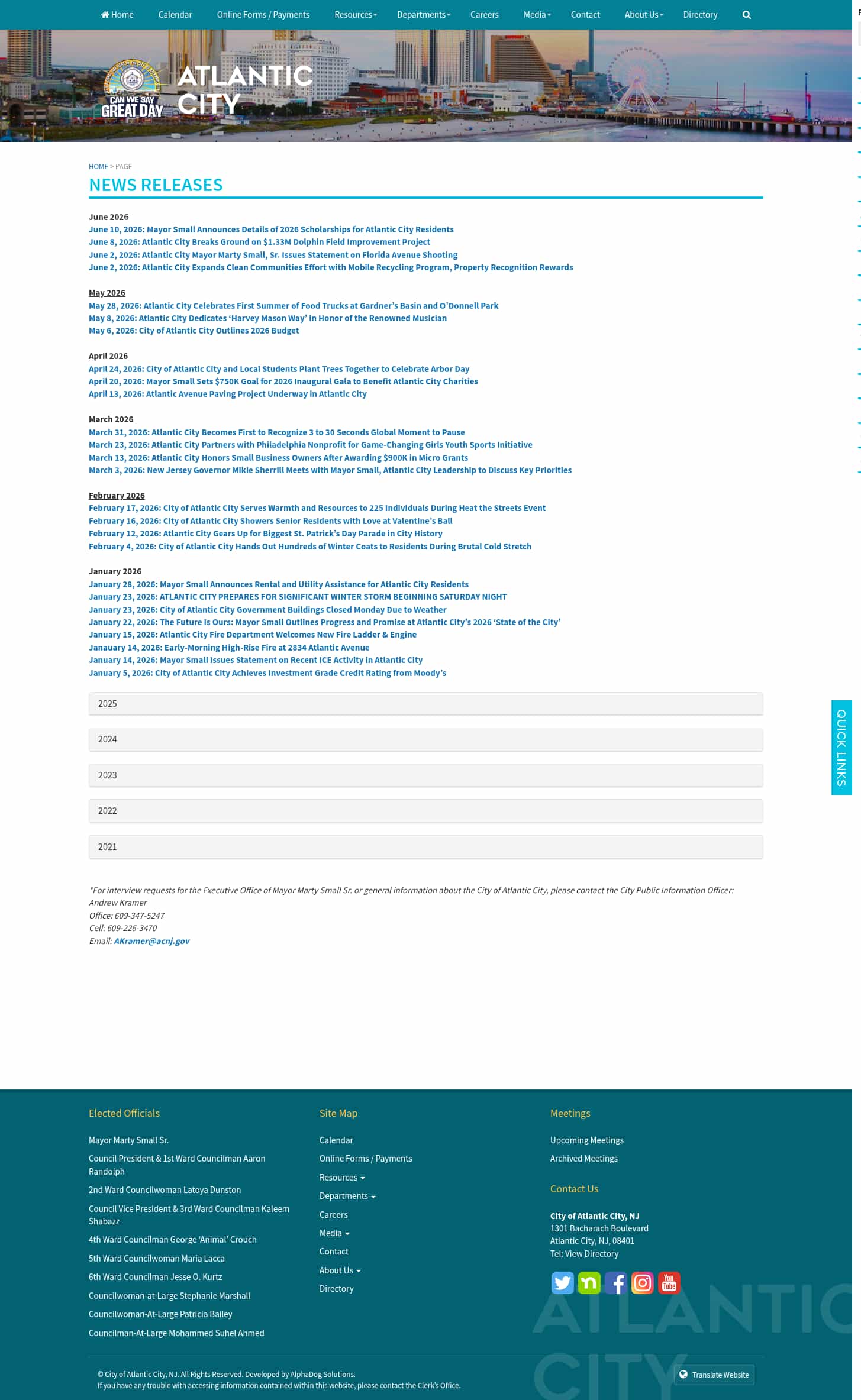 Latest website image capture