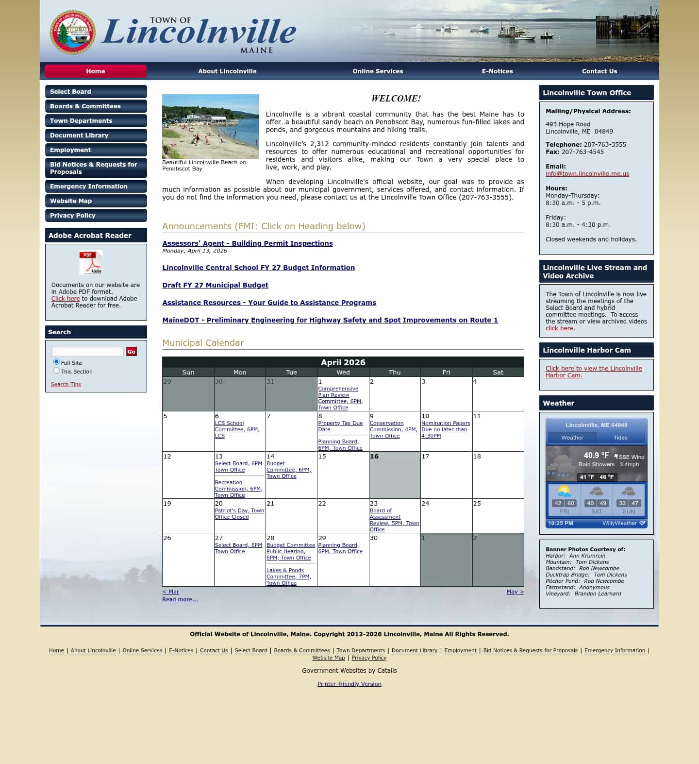 Latest website image capture