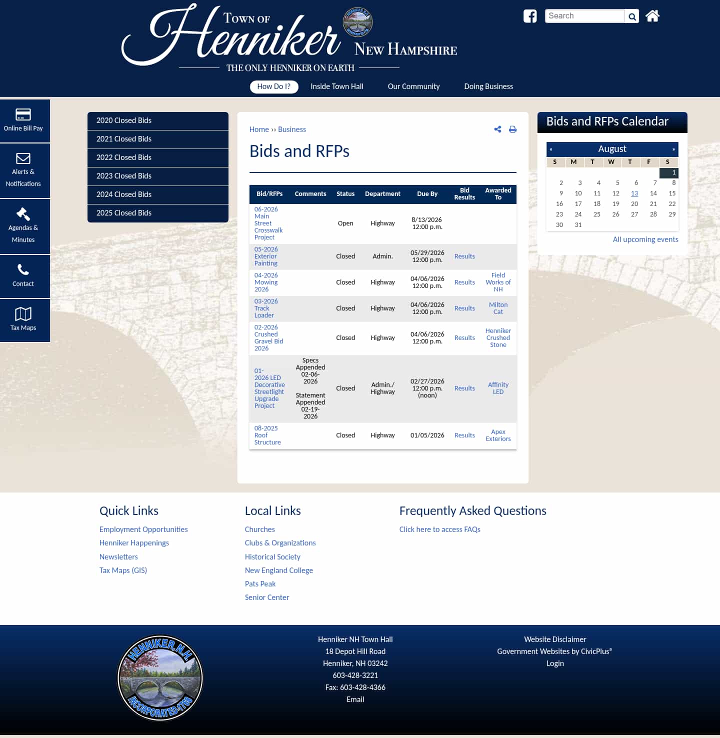 Latest website image capture