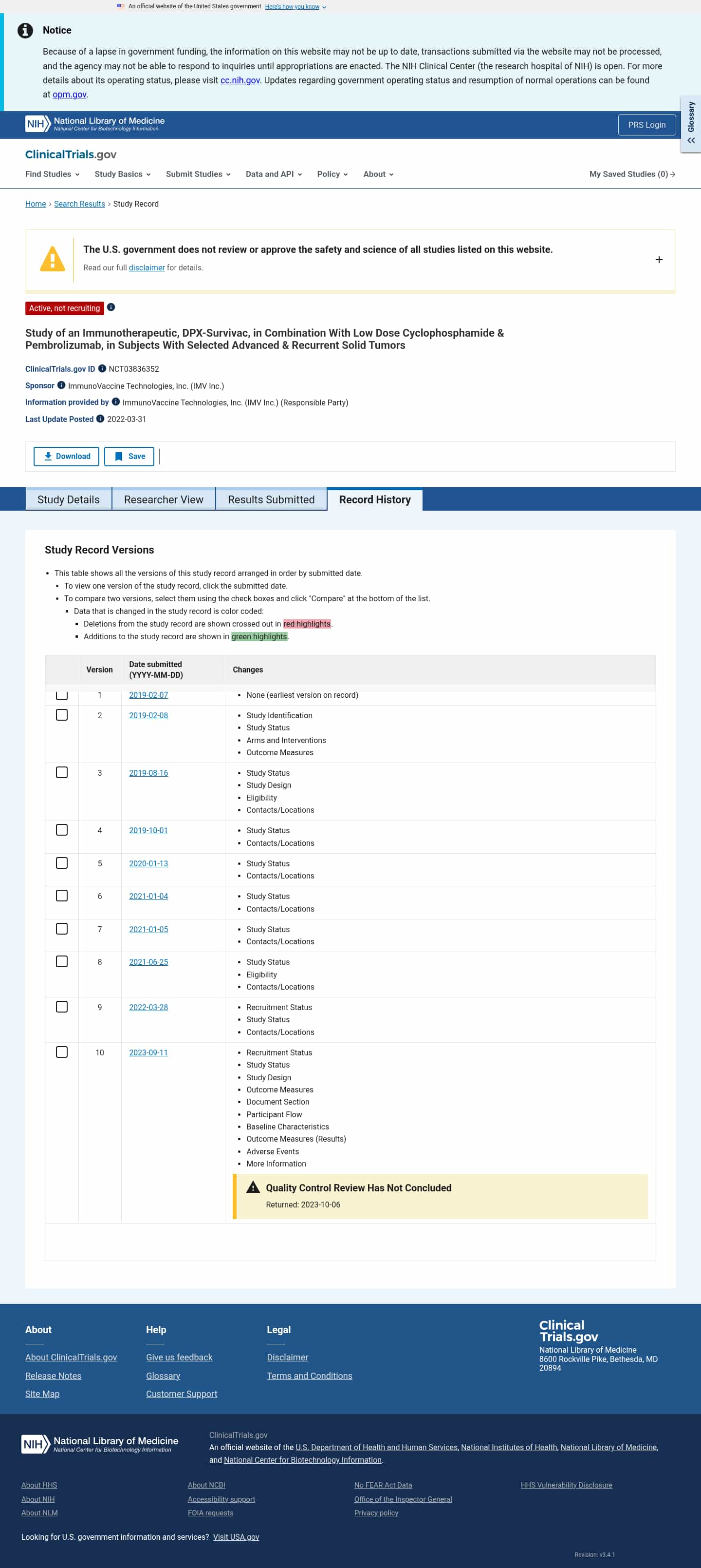 Latest website image capture