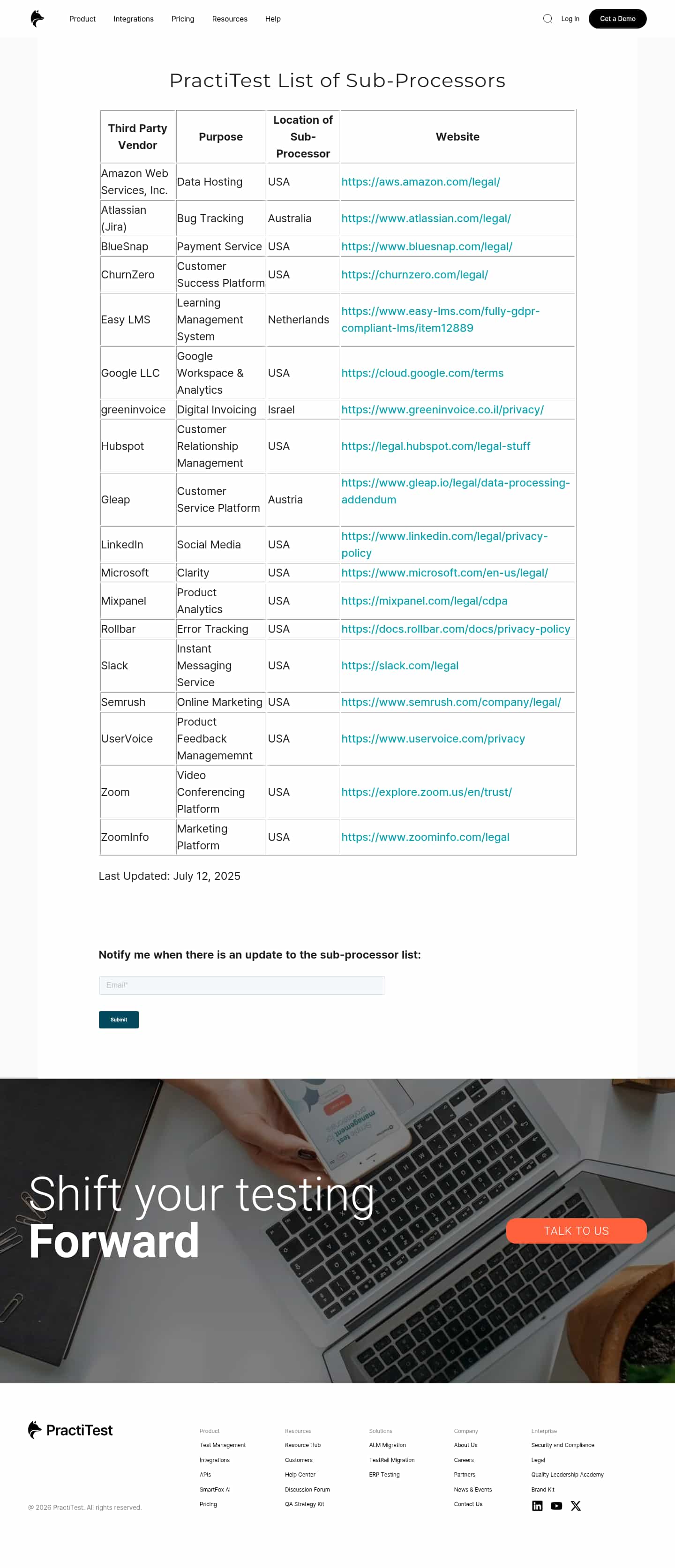 Latest website image capture