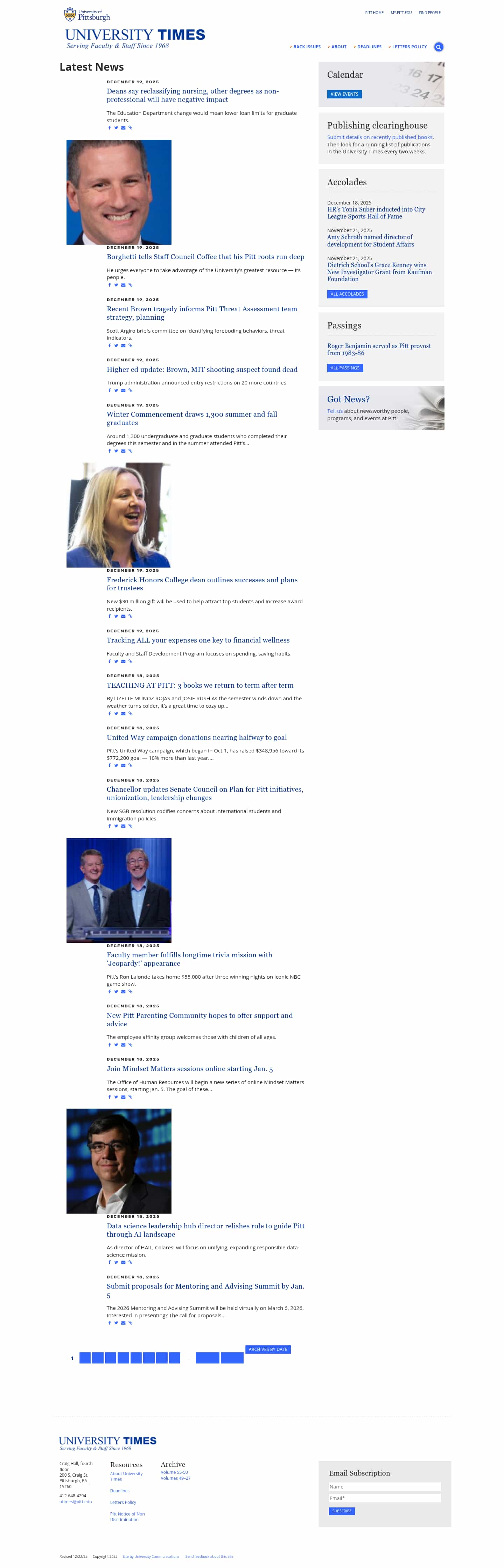 Latest website image capture