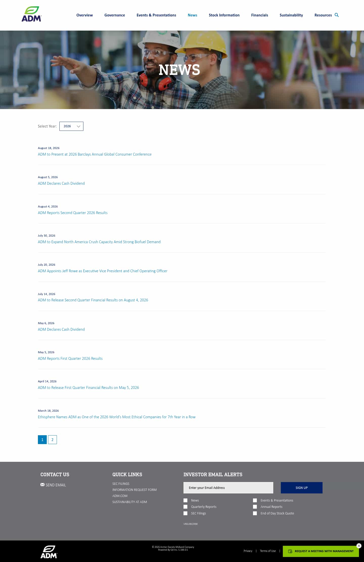 Latest website image capture