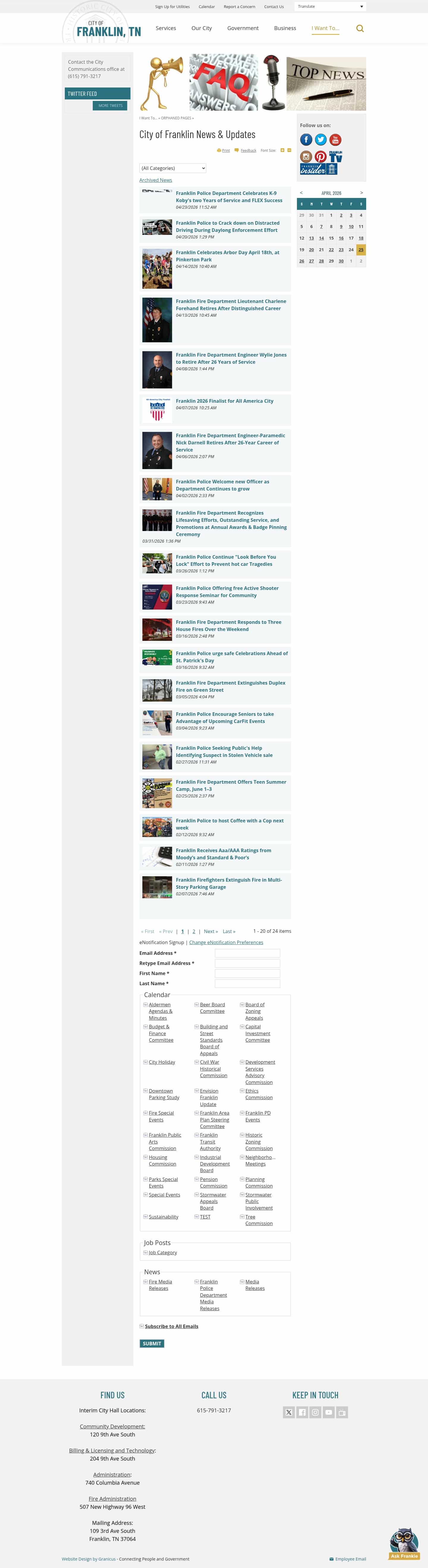 Latest website image capture