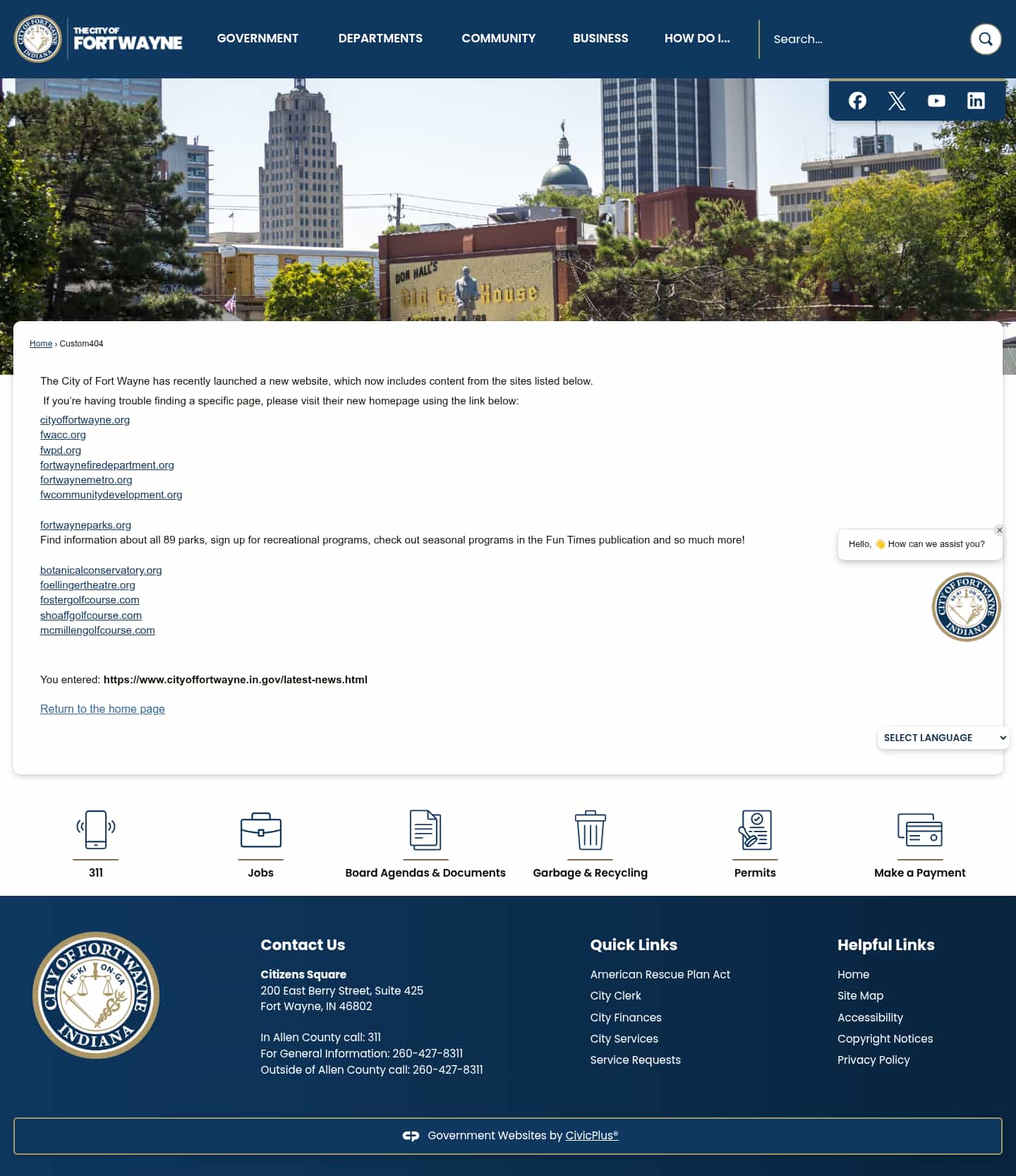 Latest website image capture