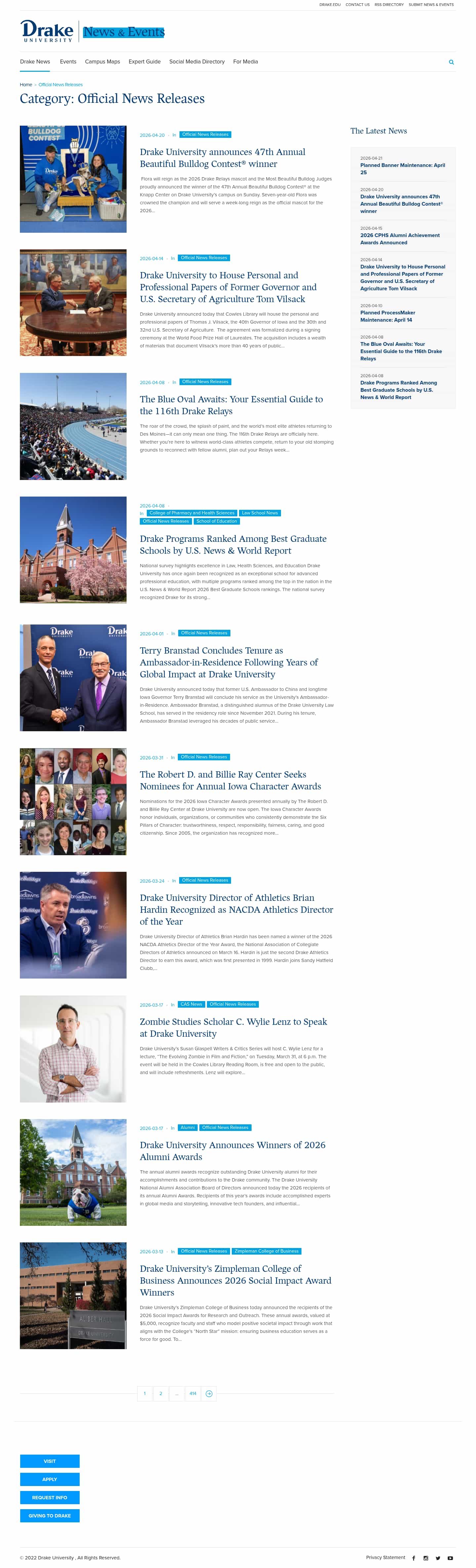 Latest website image capture