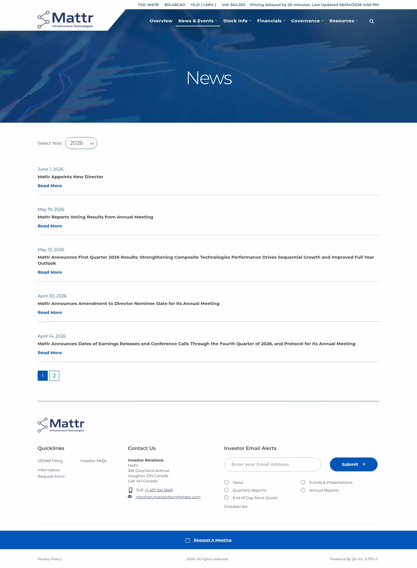 Latest website image capture