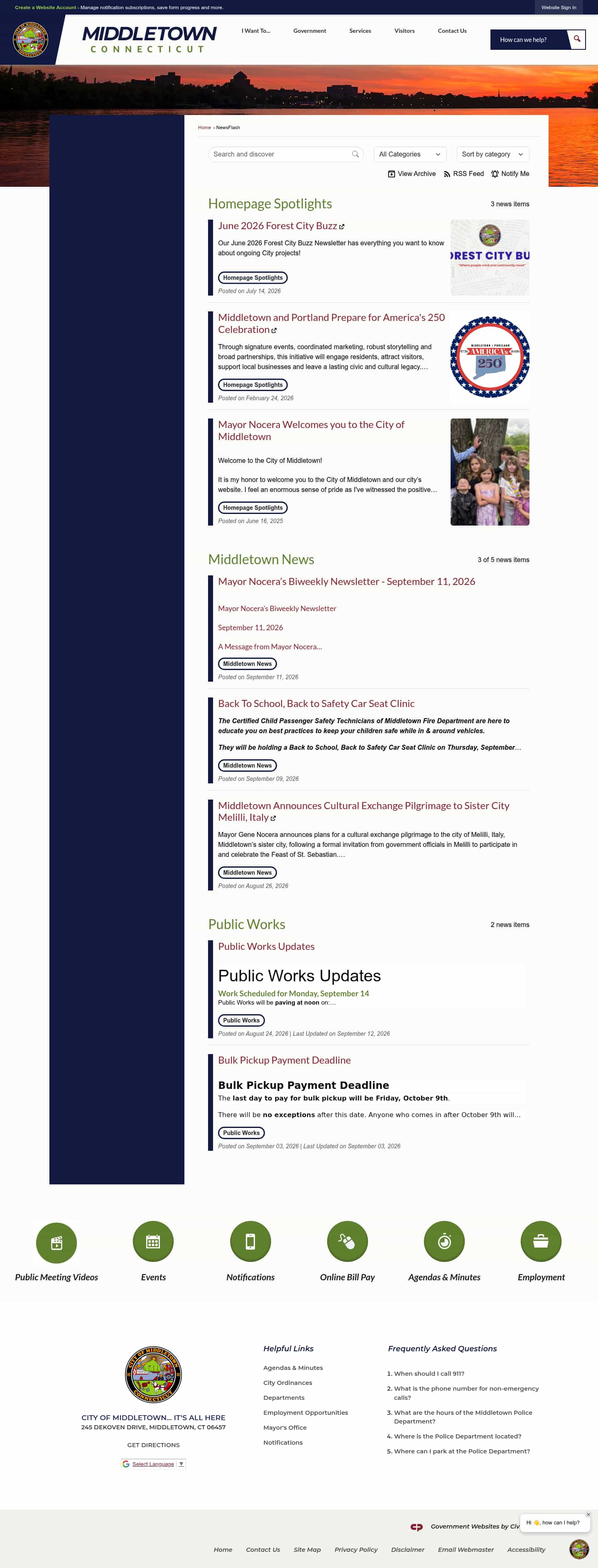 Latest website image capture