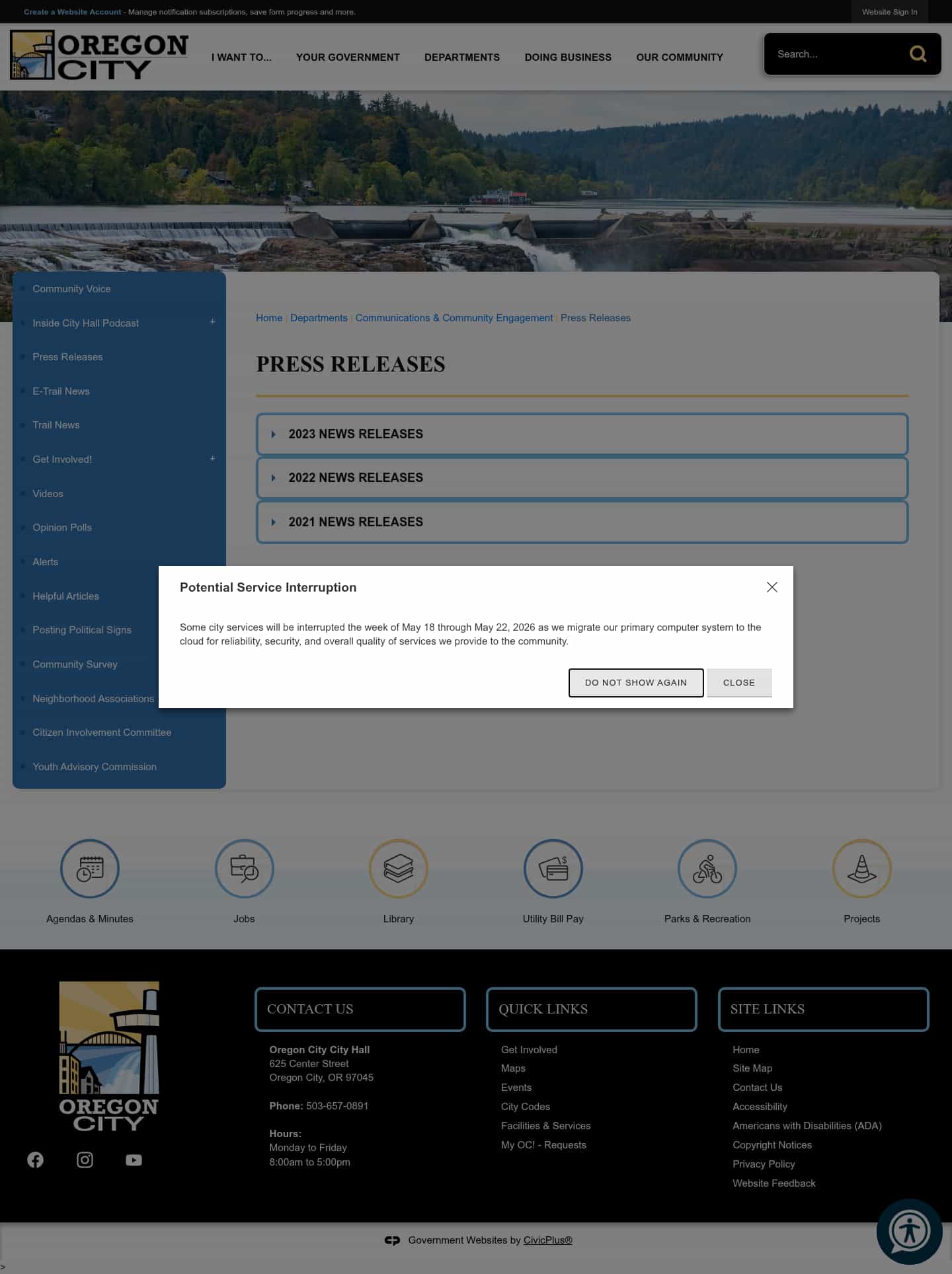 Latest website image capture