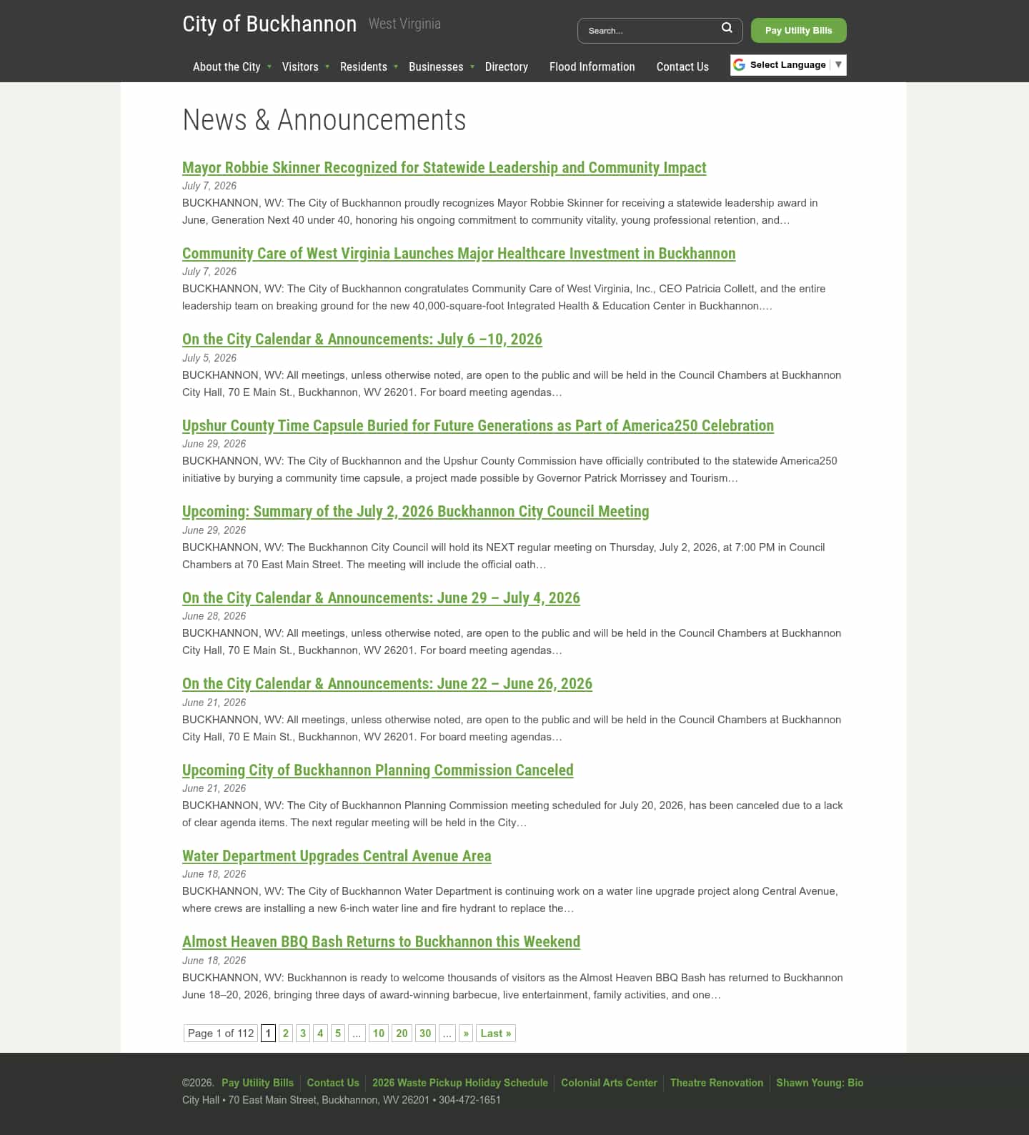 Latest website image capture