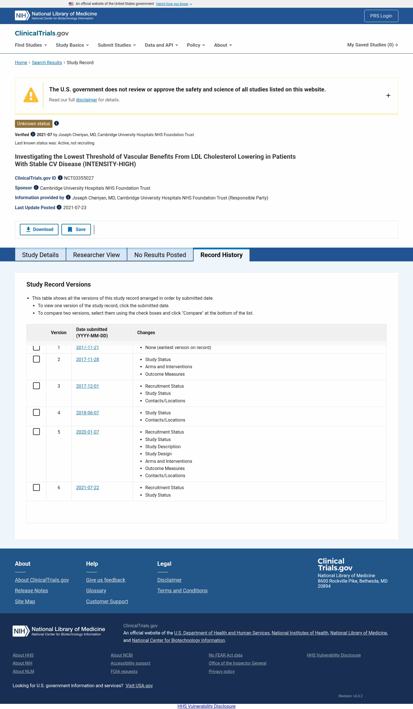 Latest website image capture