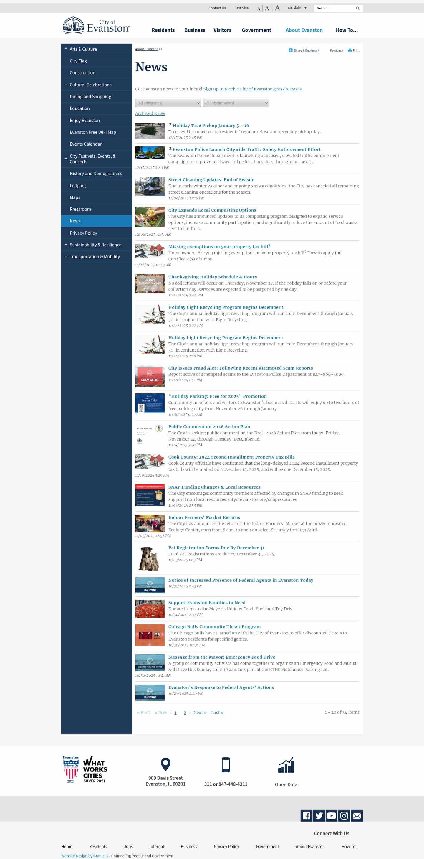 Latest website image capture