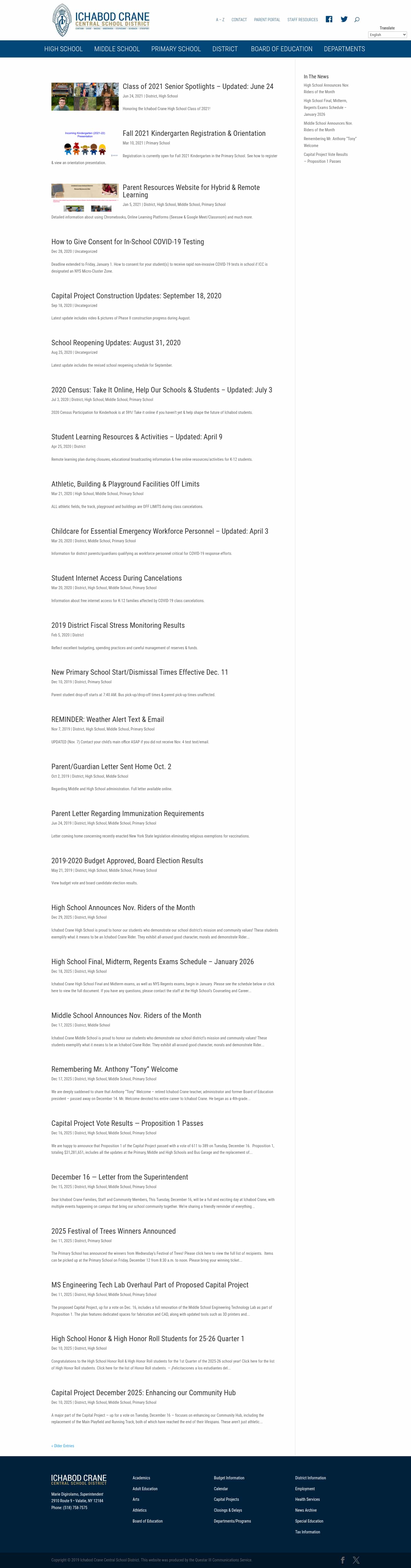 Latest website image capture