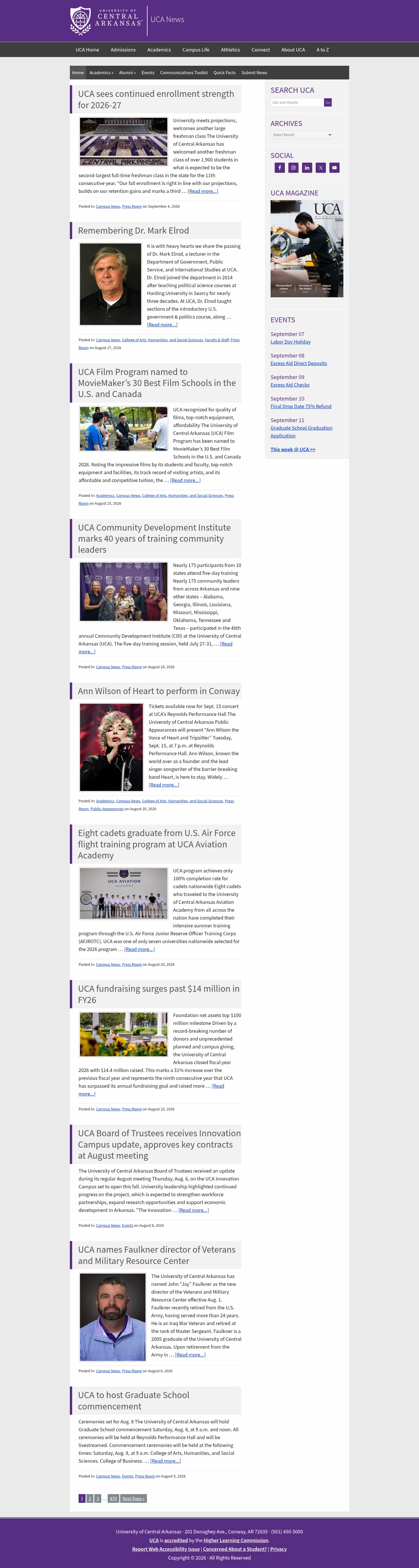 Latest website image capture