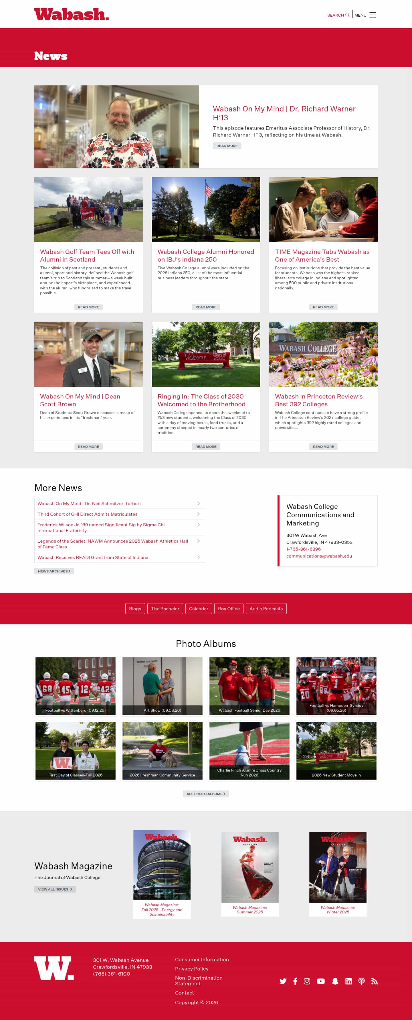 Latest website image capture