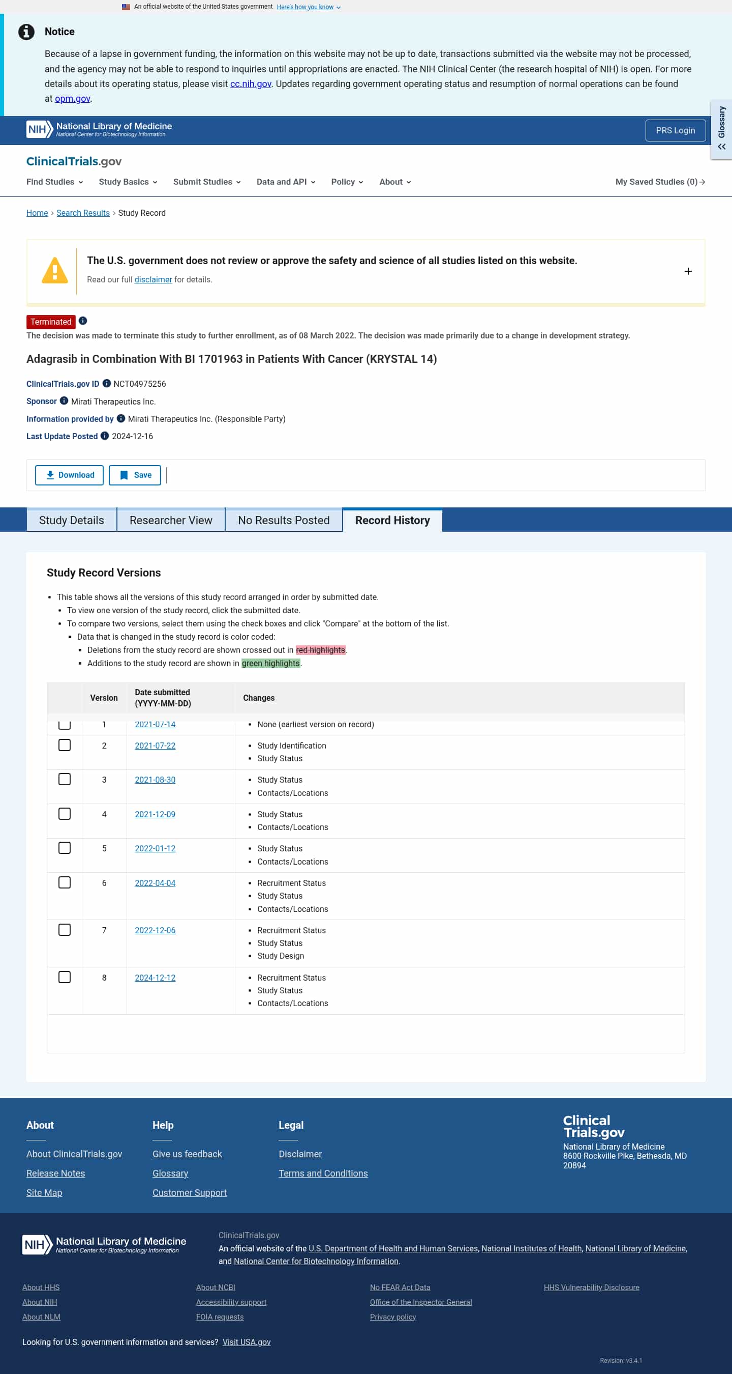 Latest website image capture