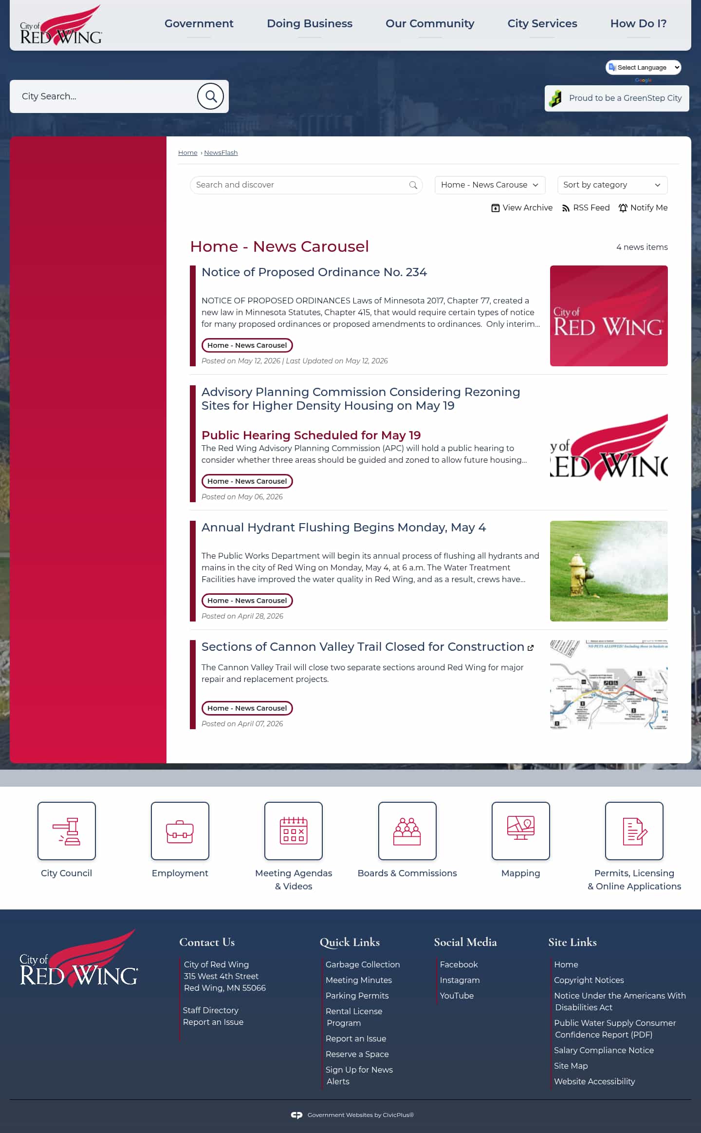 Latest website image capture