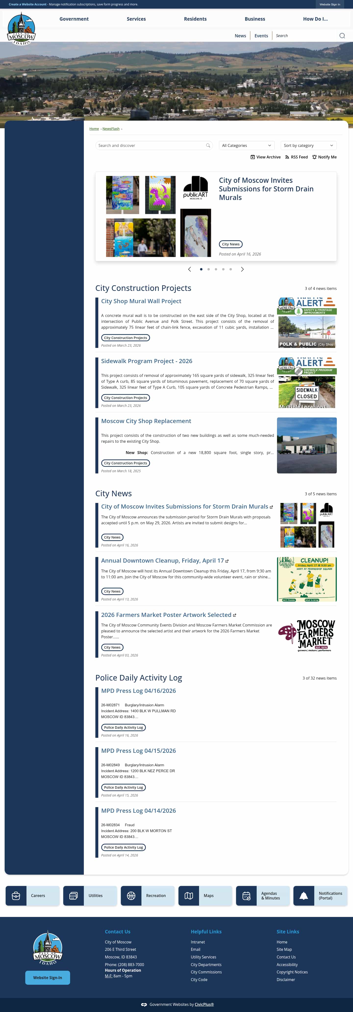 Latest website image capture