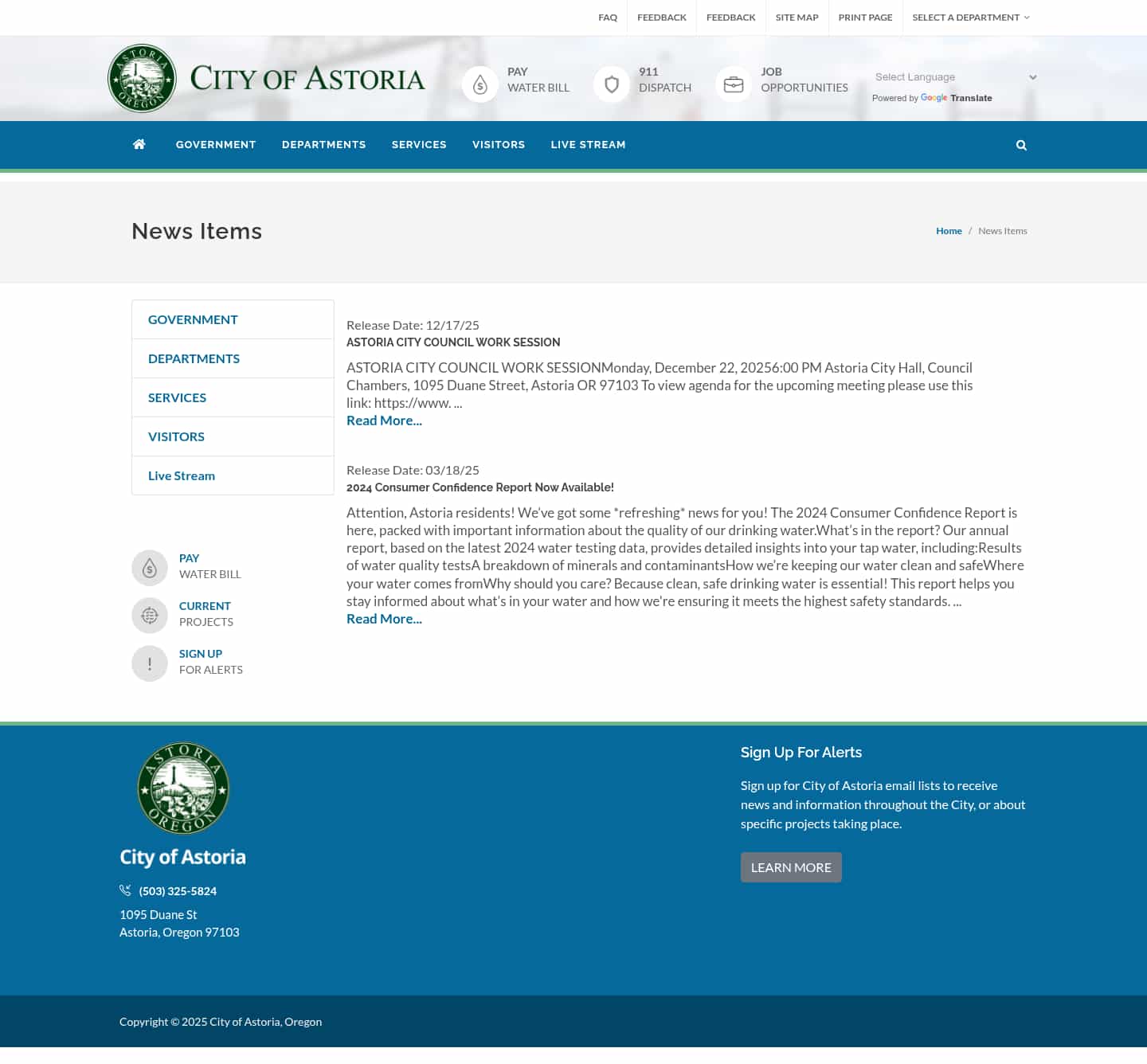 Latest website image capture