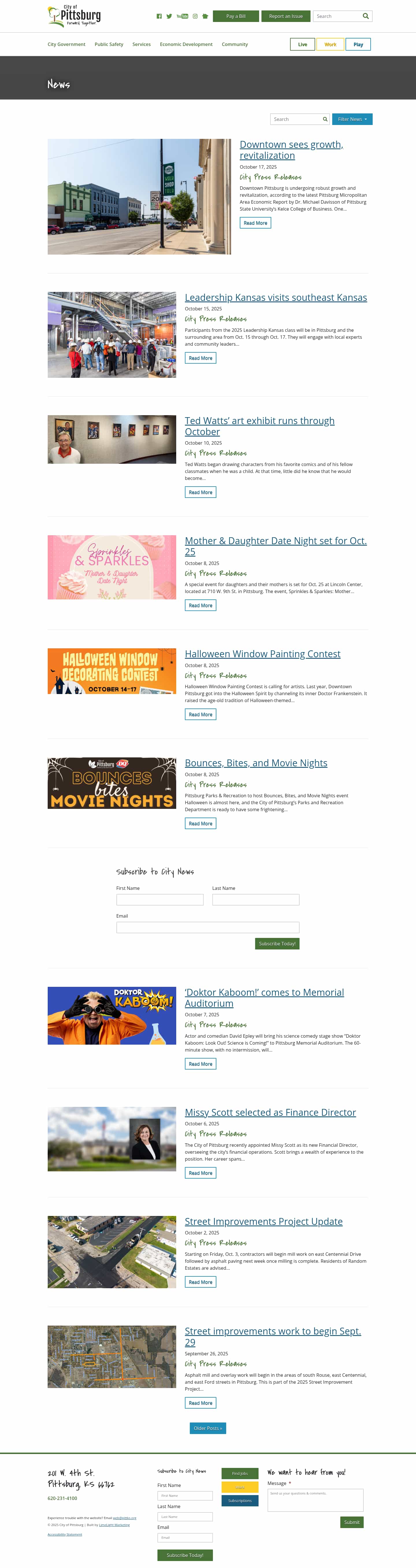 Latest website image capture