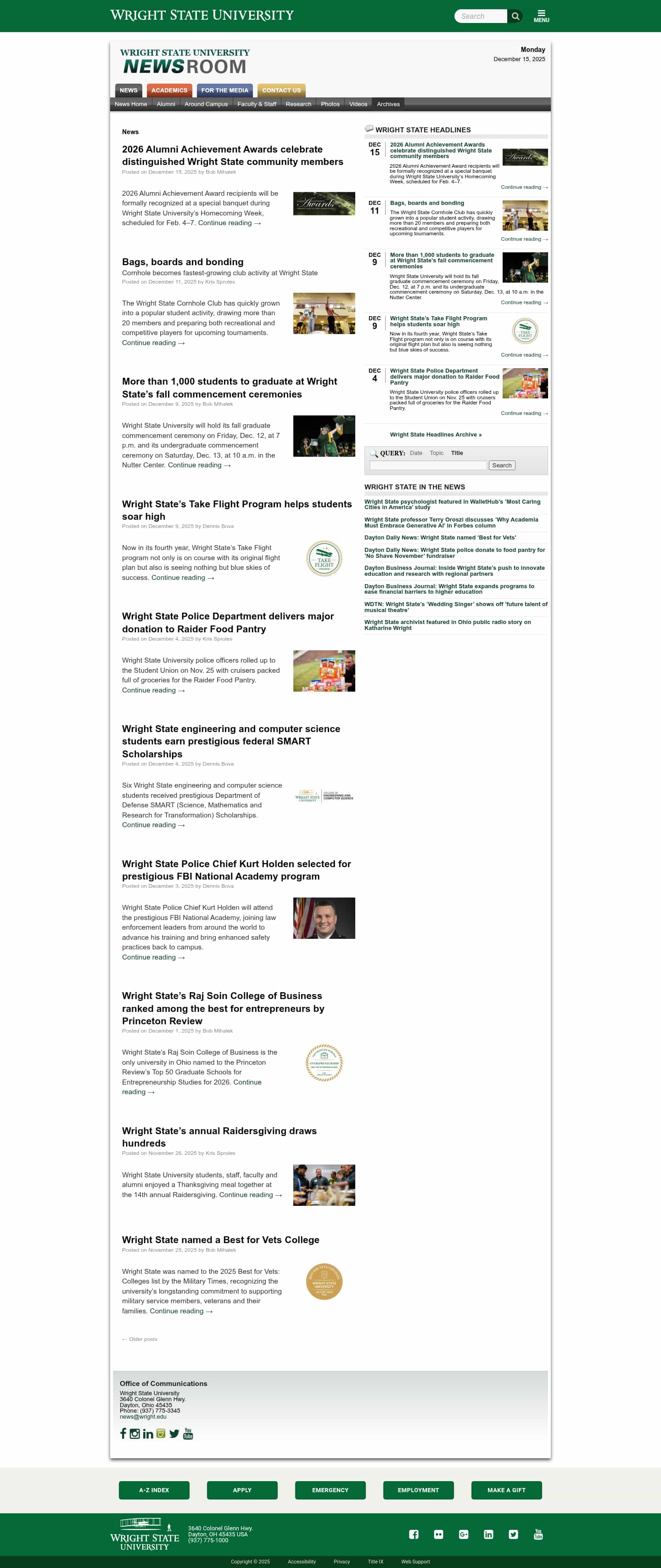 Latest website image capture