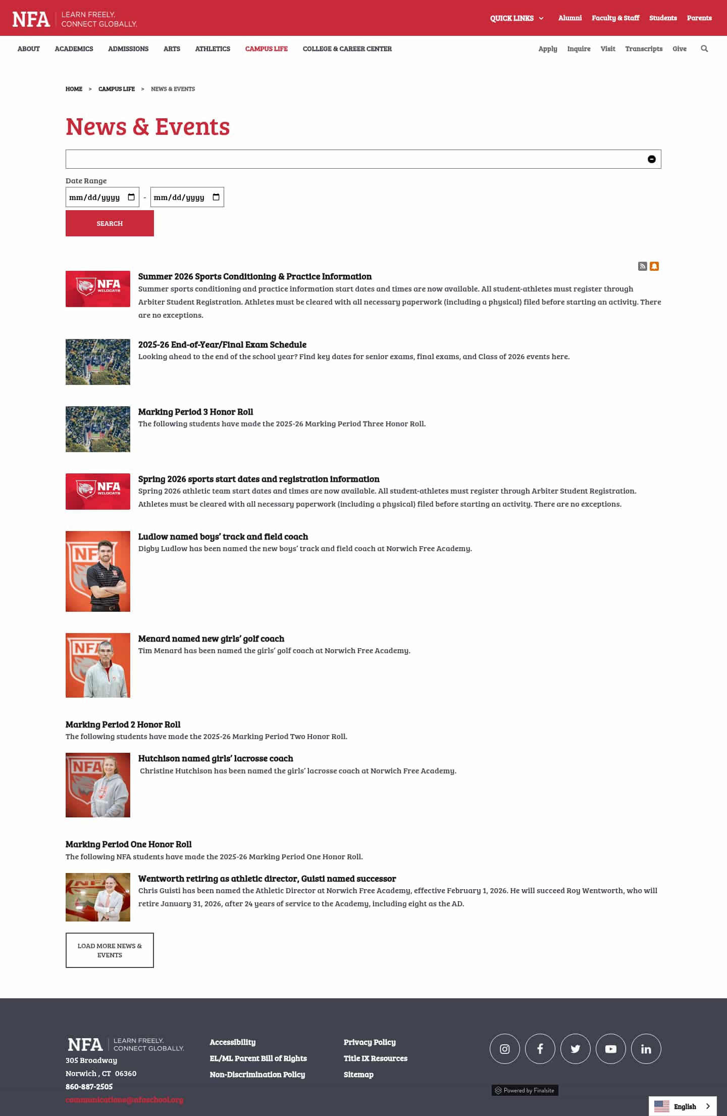 Latest website image capture