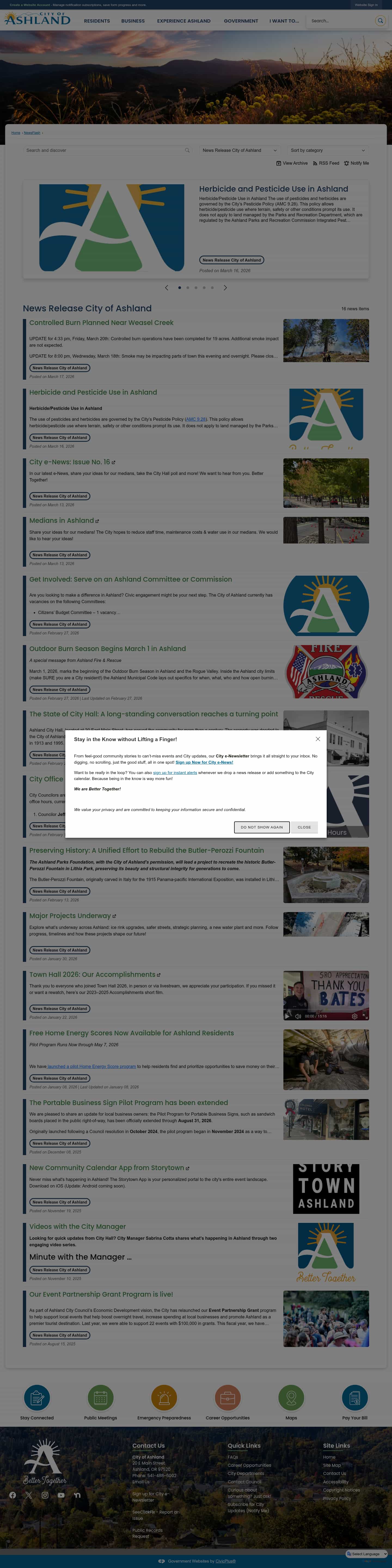 Latest website image capture