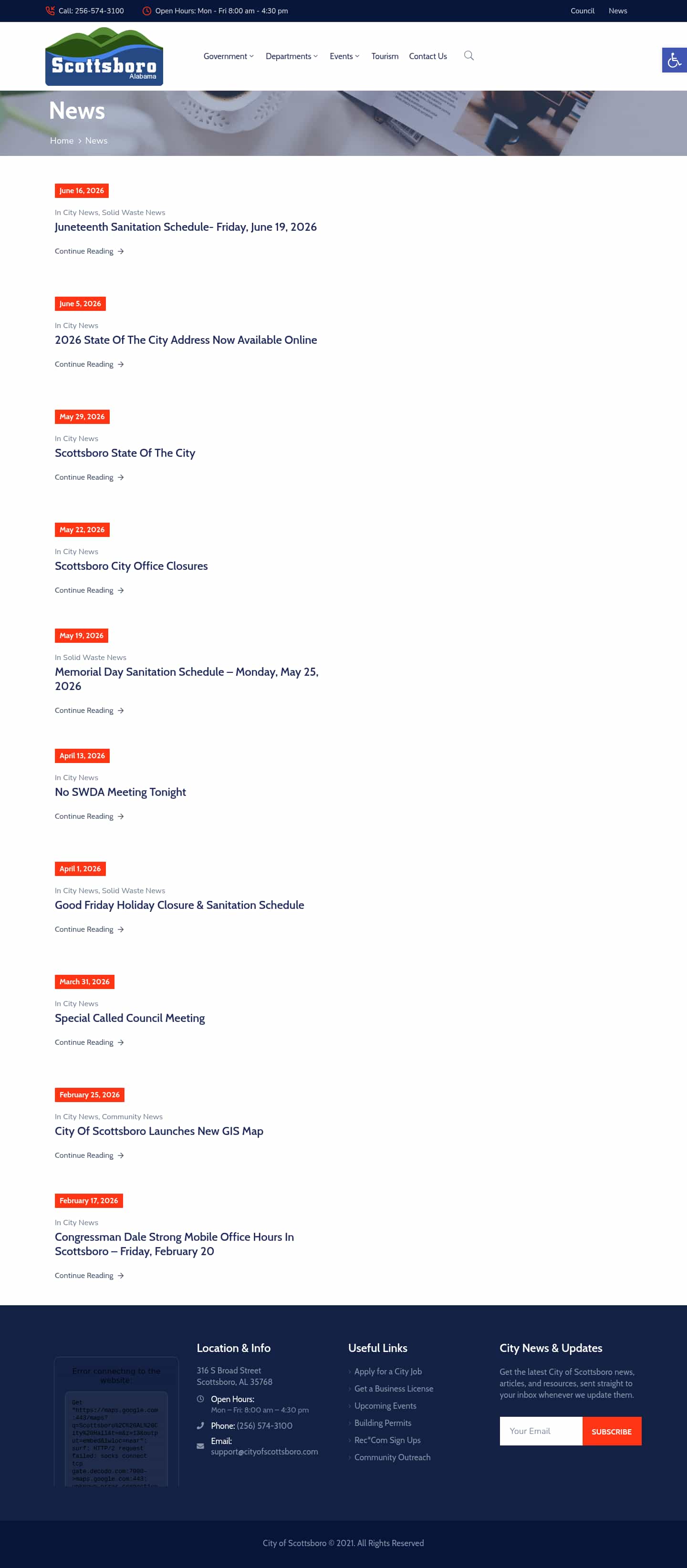 Latest website image capture
