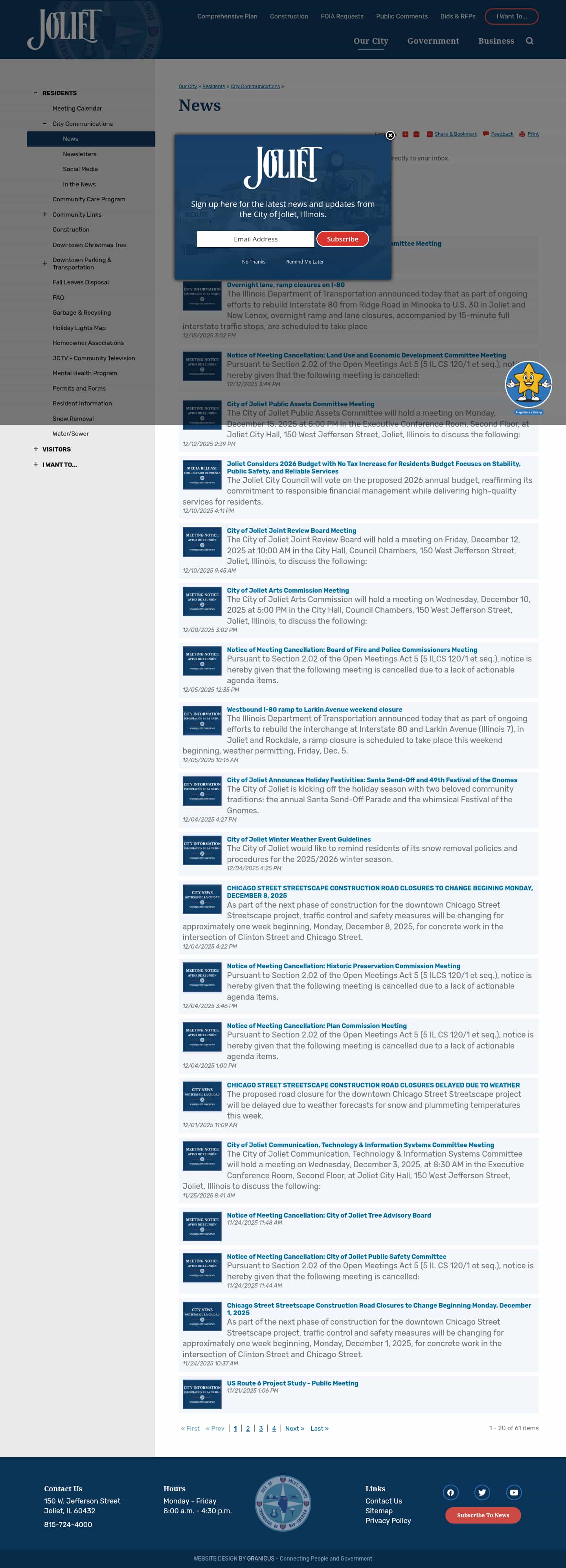 Latest website image capture