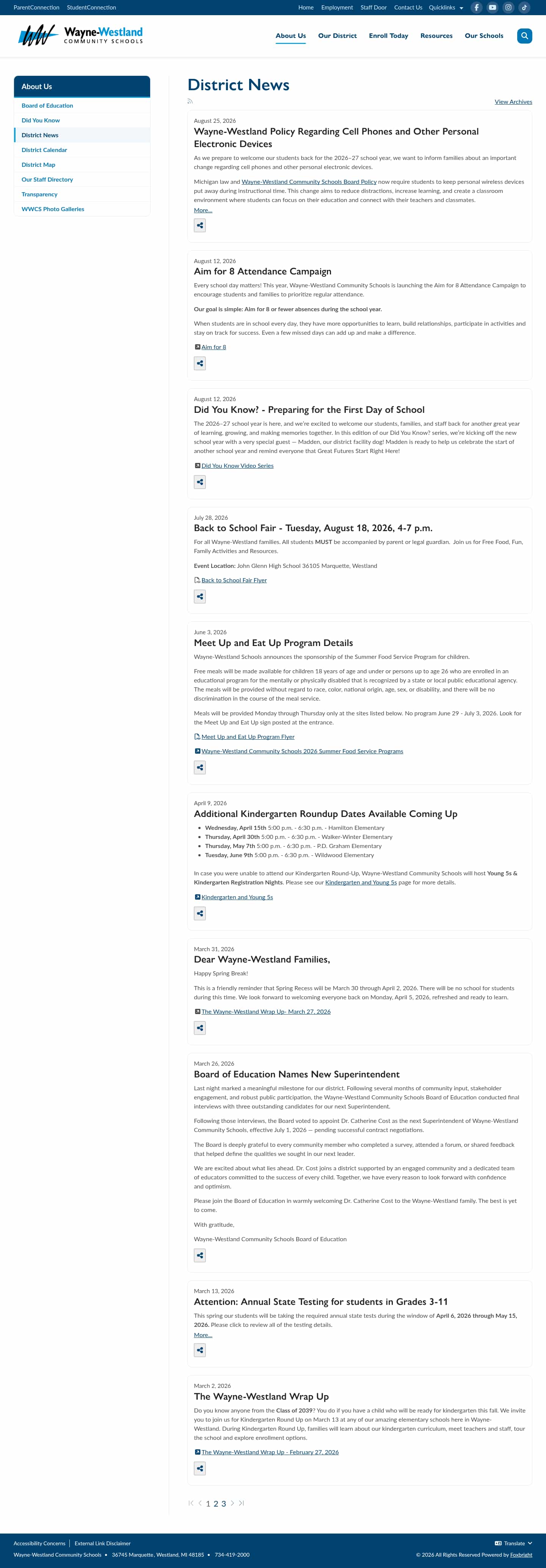 Latest website image capture