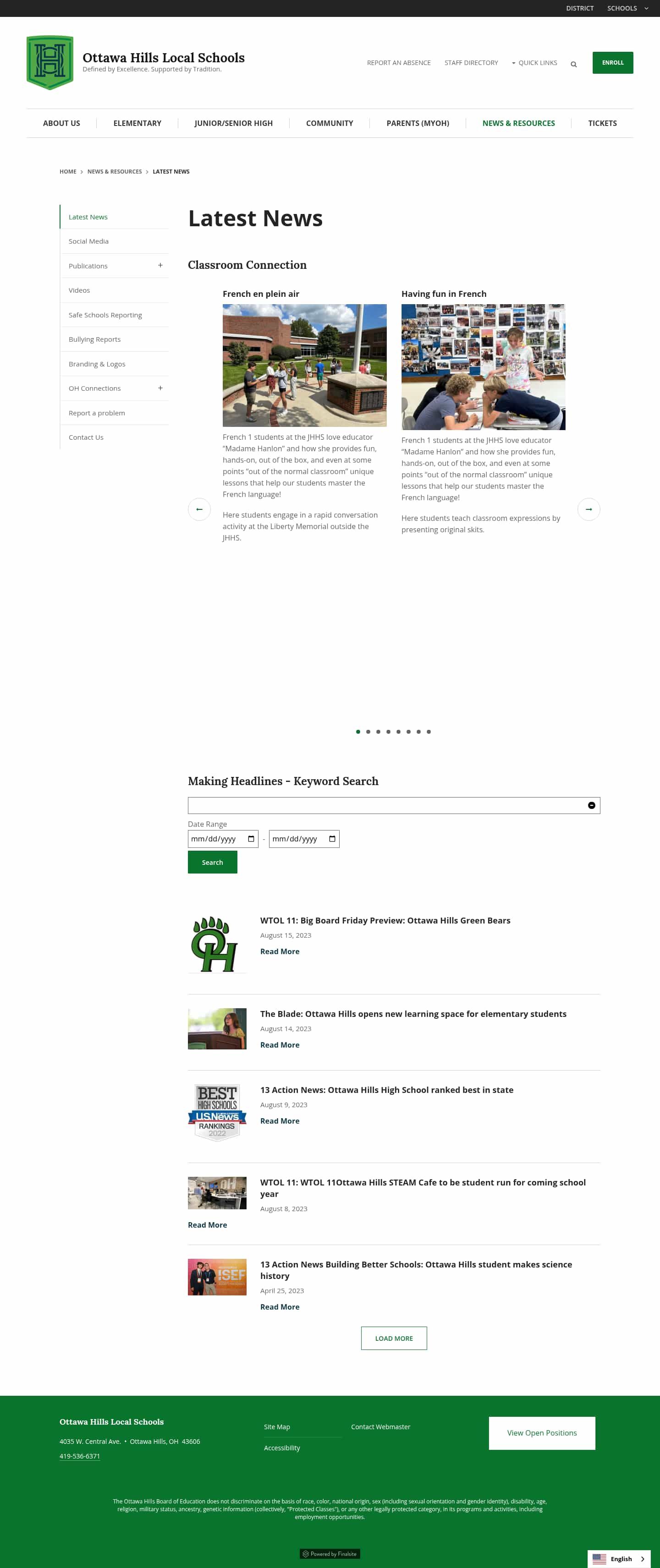 Latest website image capture