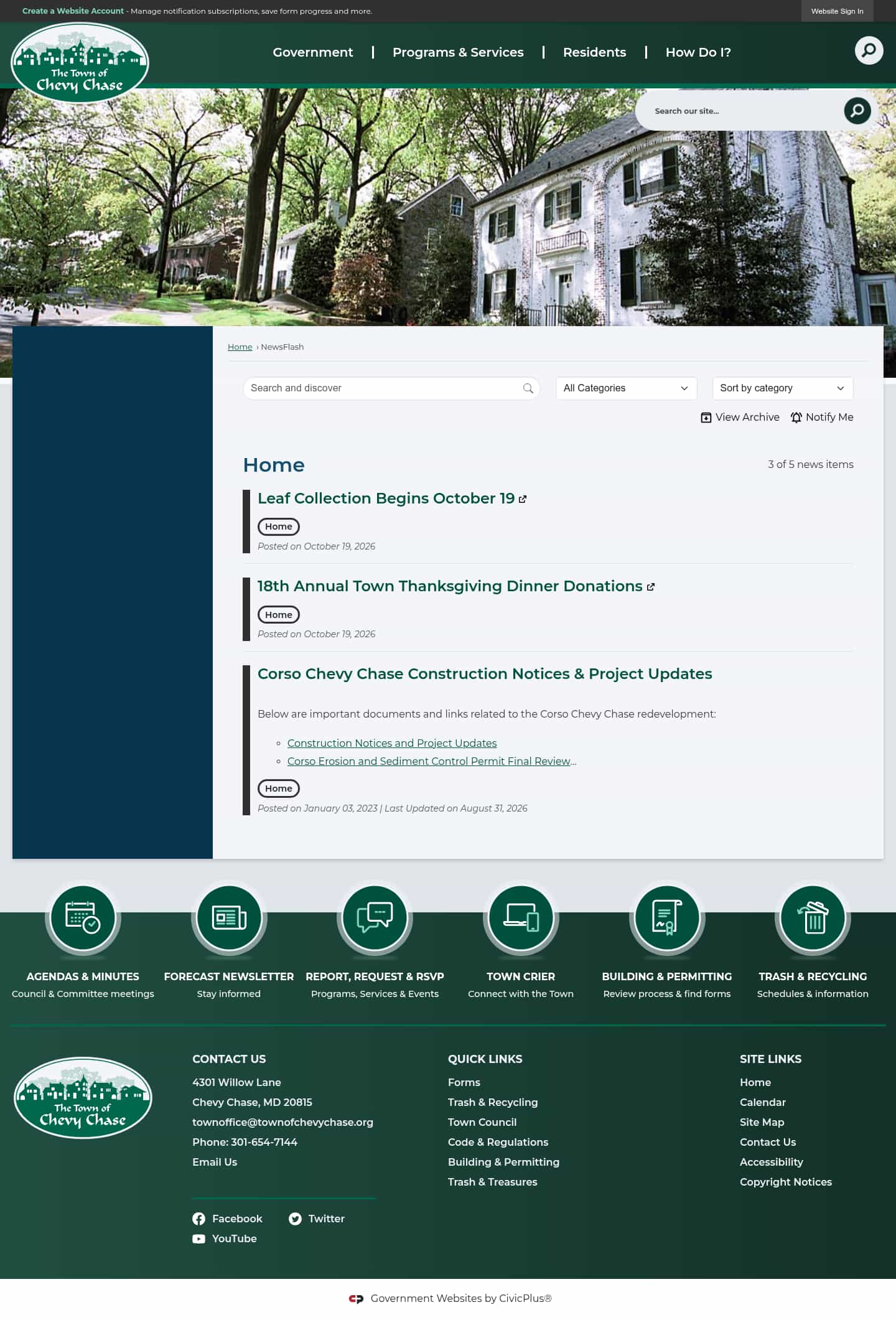 Latest website image capture