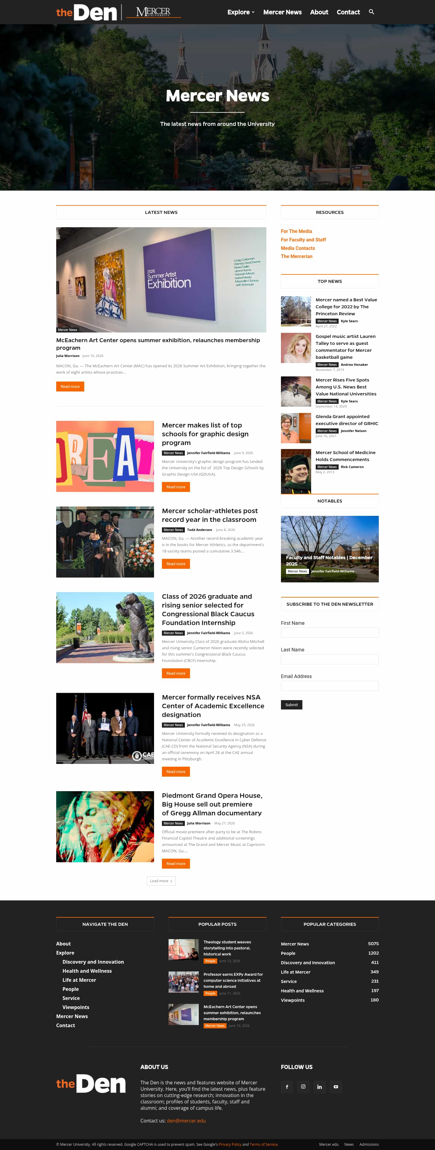 Latest website image capture