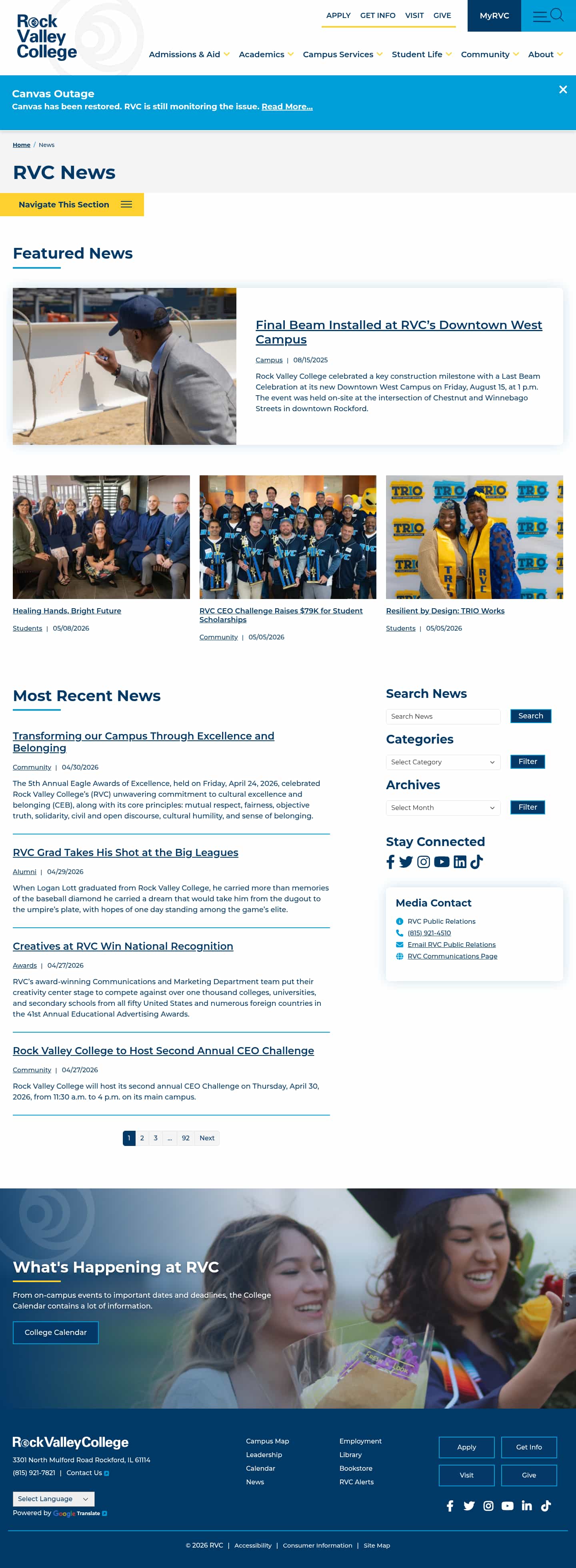 Latest website image capture