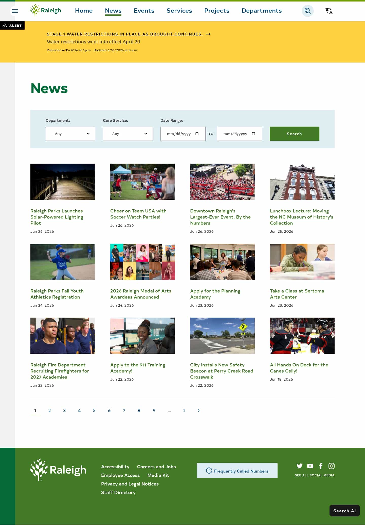 Latest website image capture