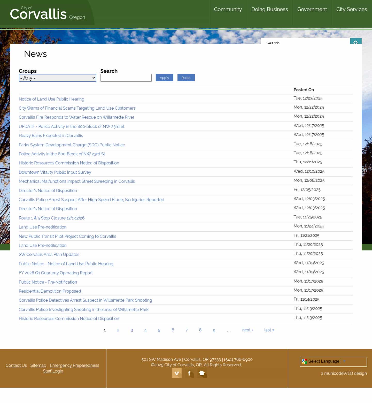 Latest website image capture